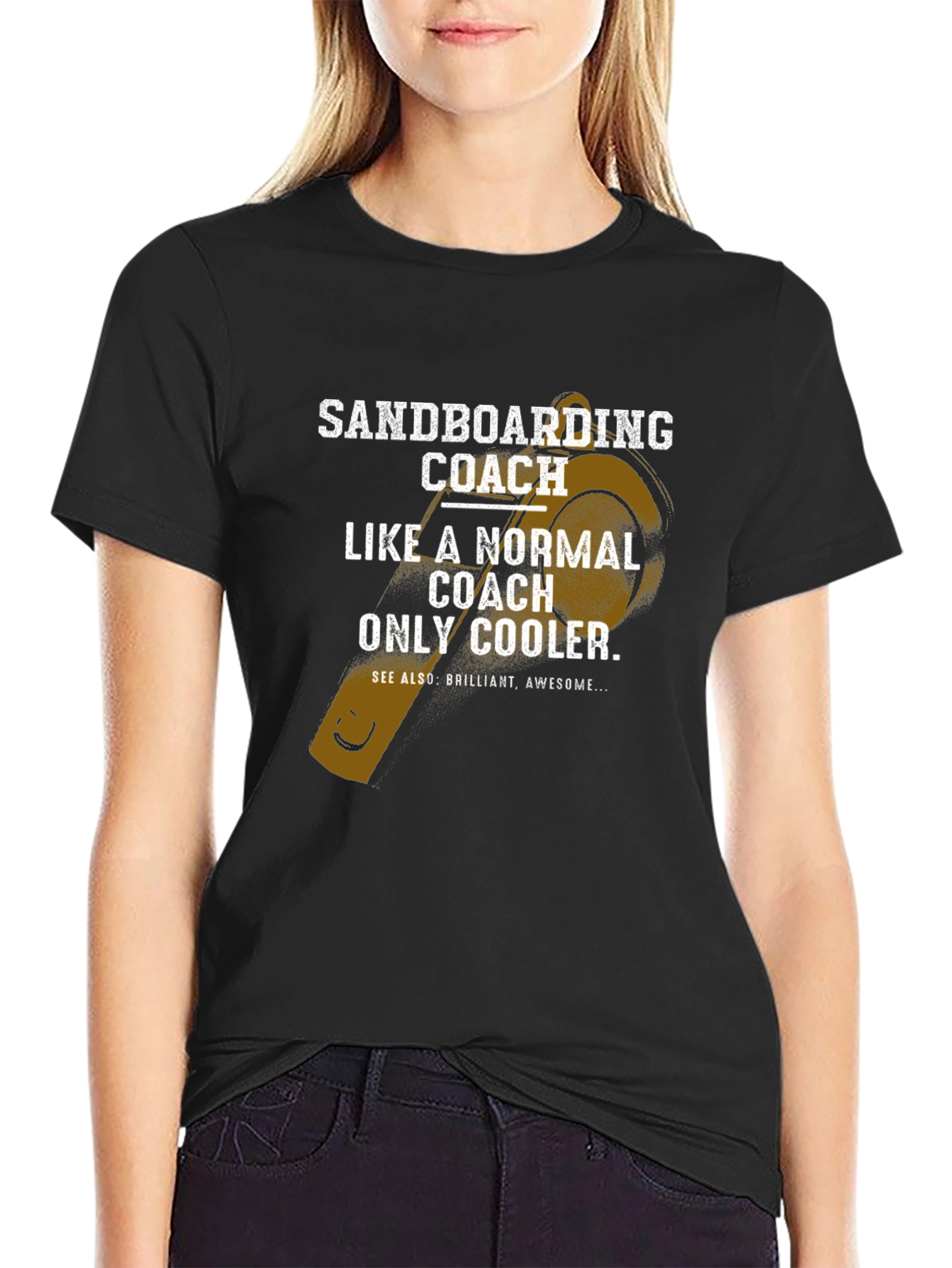 Sandboarding Coach T-Shirt - Cool & Comfortable Tee