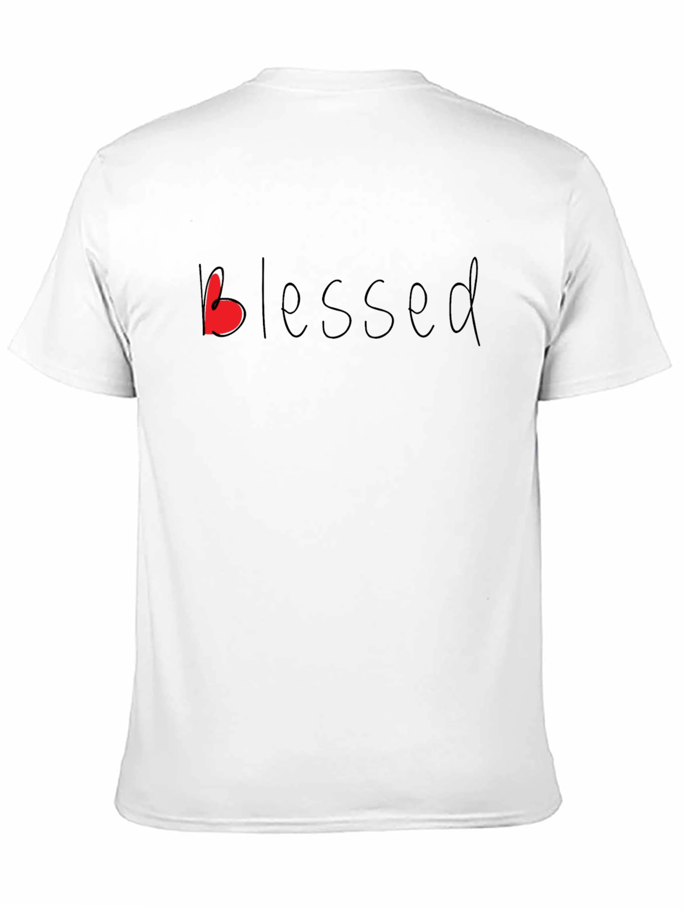 Blessed Graphic Tee - Black Casual Shirt