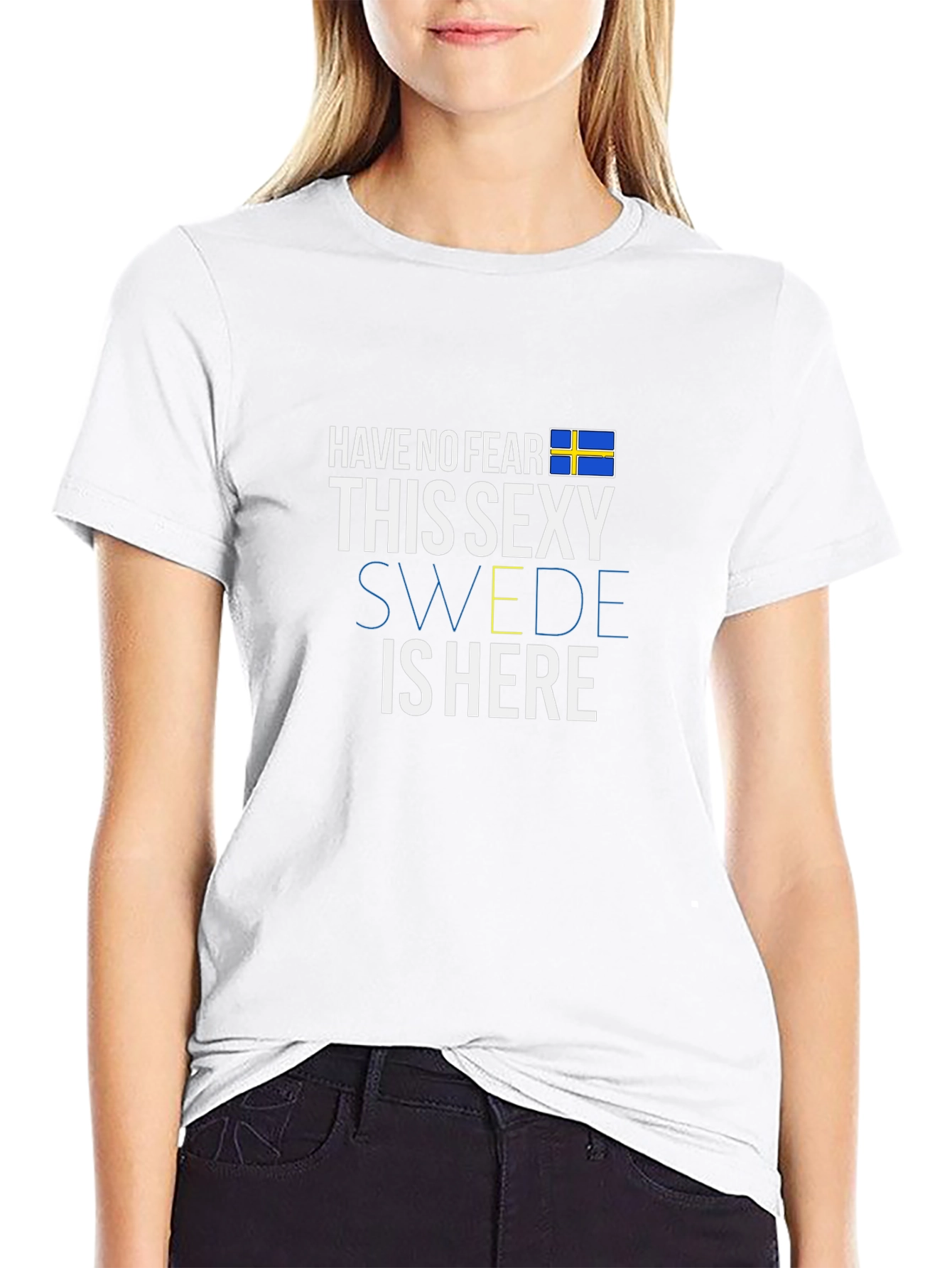 Sexy Swede Sweden Flag Novelty T-Shirt