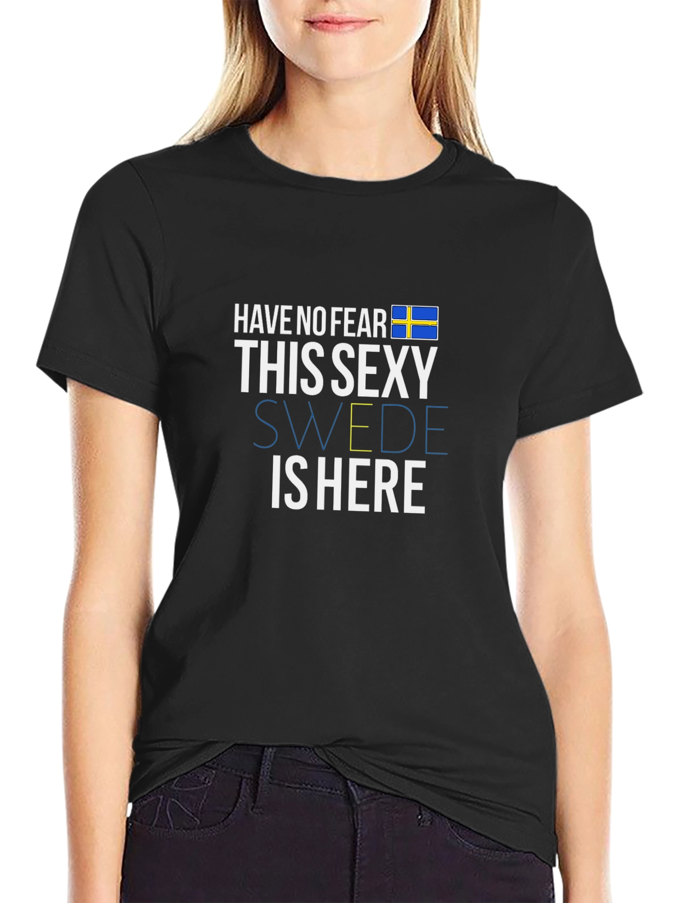 Sexy Swede Sweden Flag Novelty T-Shirt
