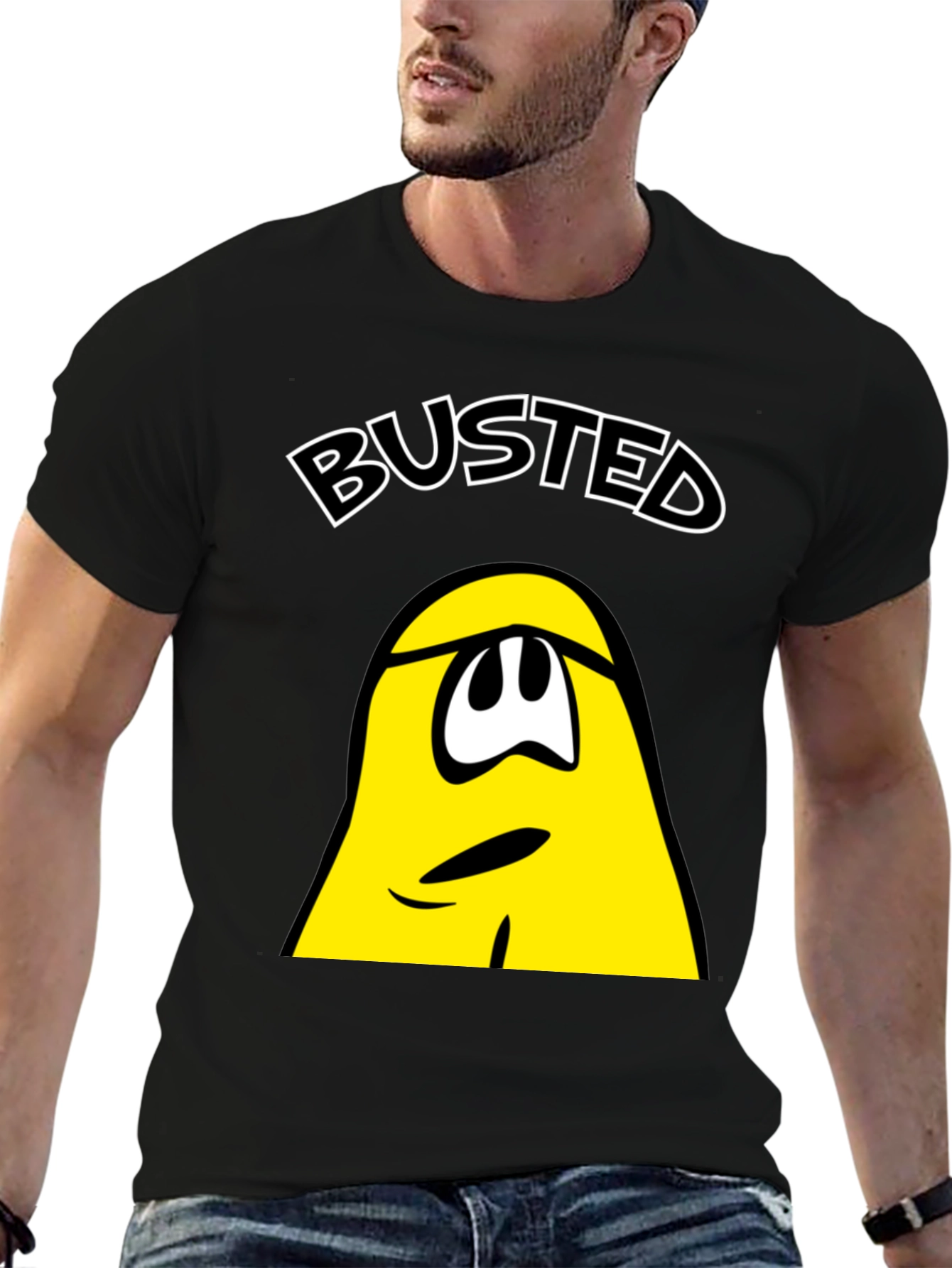 Busted T-Shirt - Funny Cartoon Character Tee
