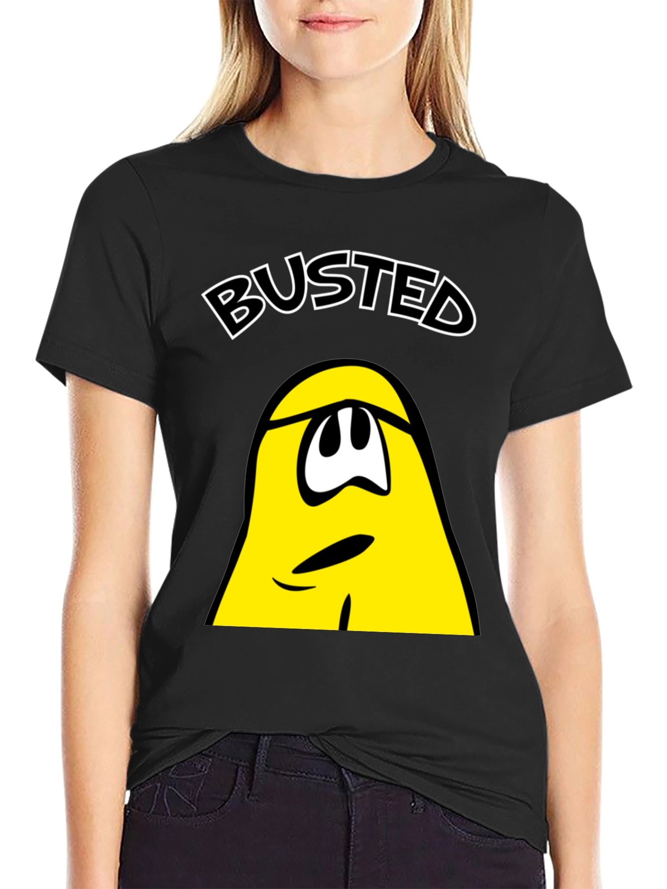 Busted T-Shirt - Funny Cartoon Character Tee
