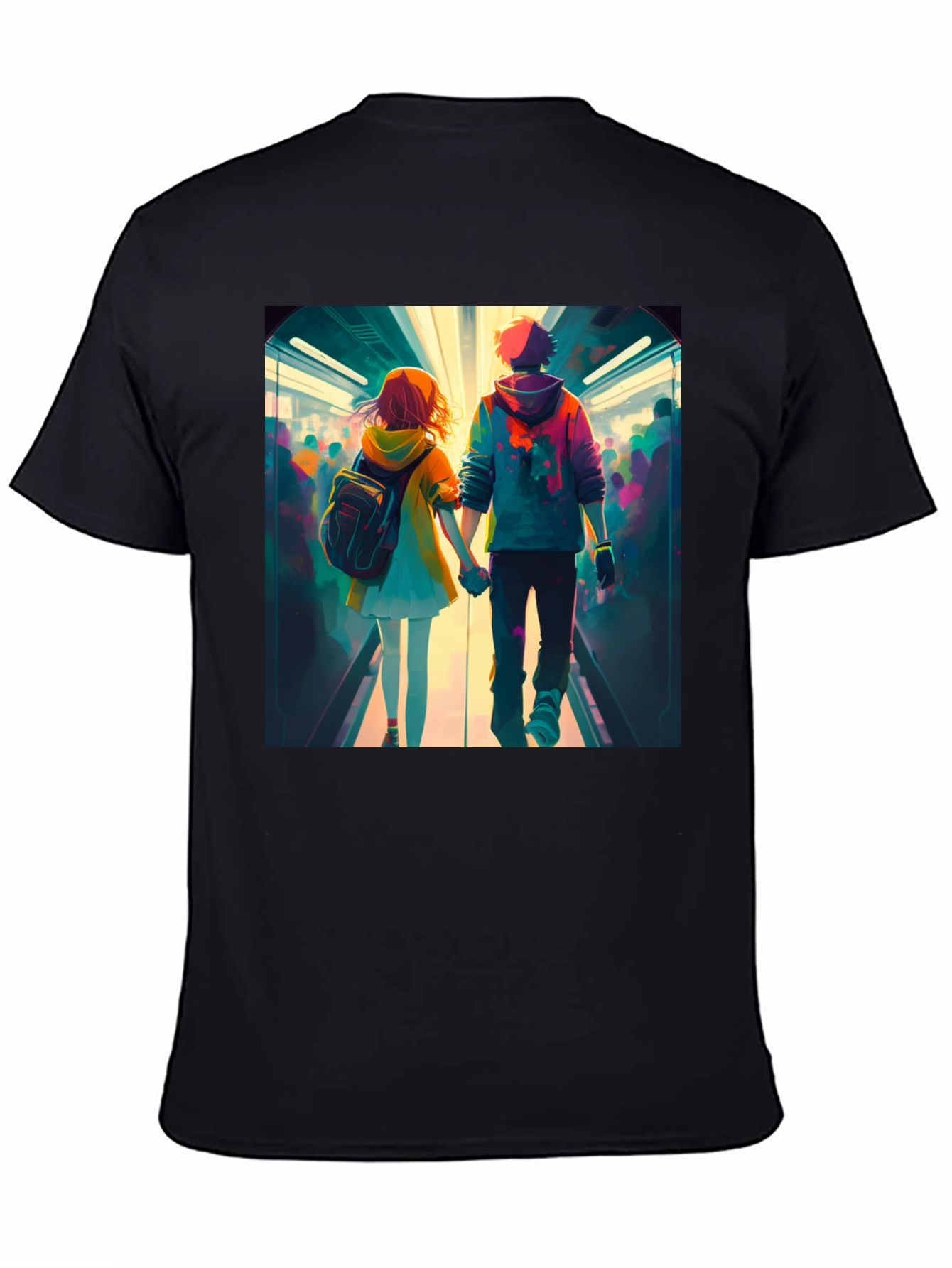 Anime Couple T-Shirt - Stylish Graphic Tee