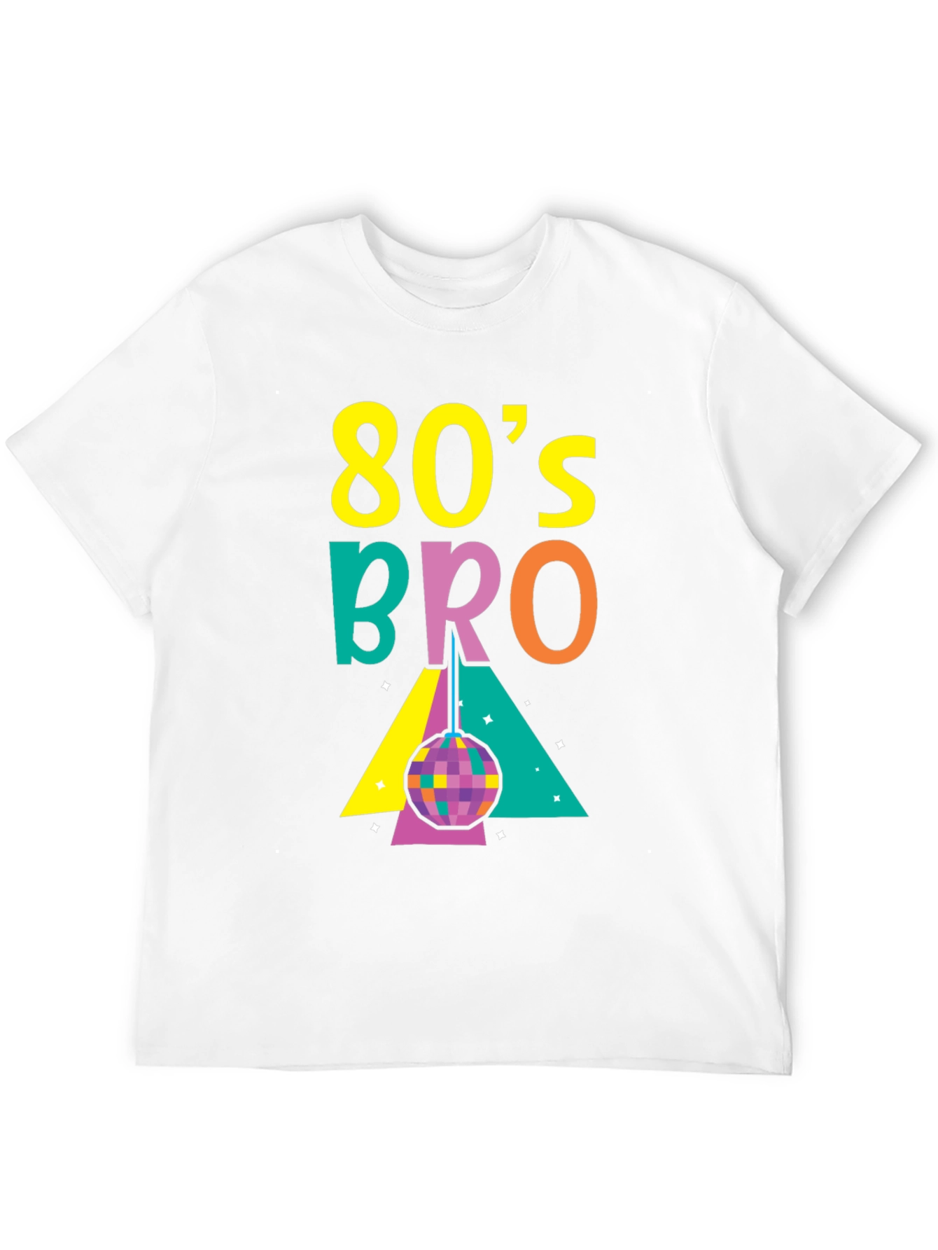 80s Bro Graphic Tee - Retro Party Shirt
