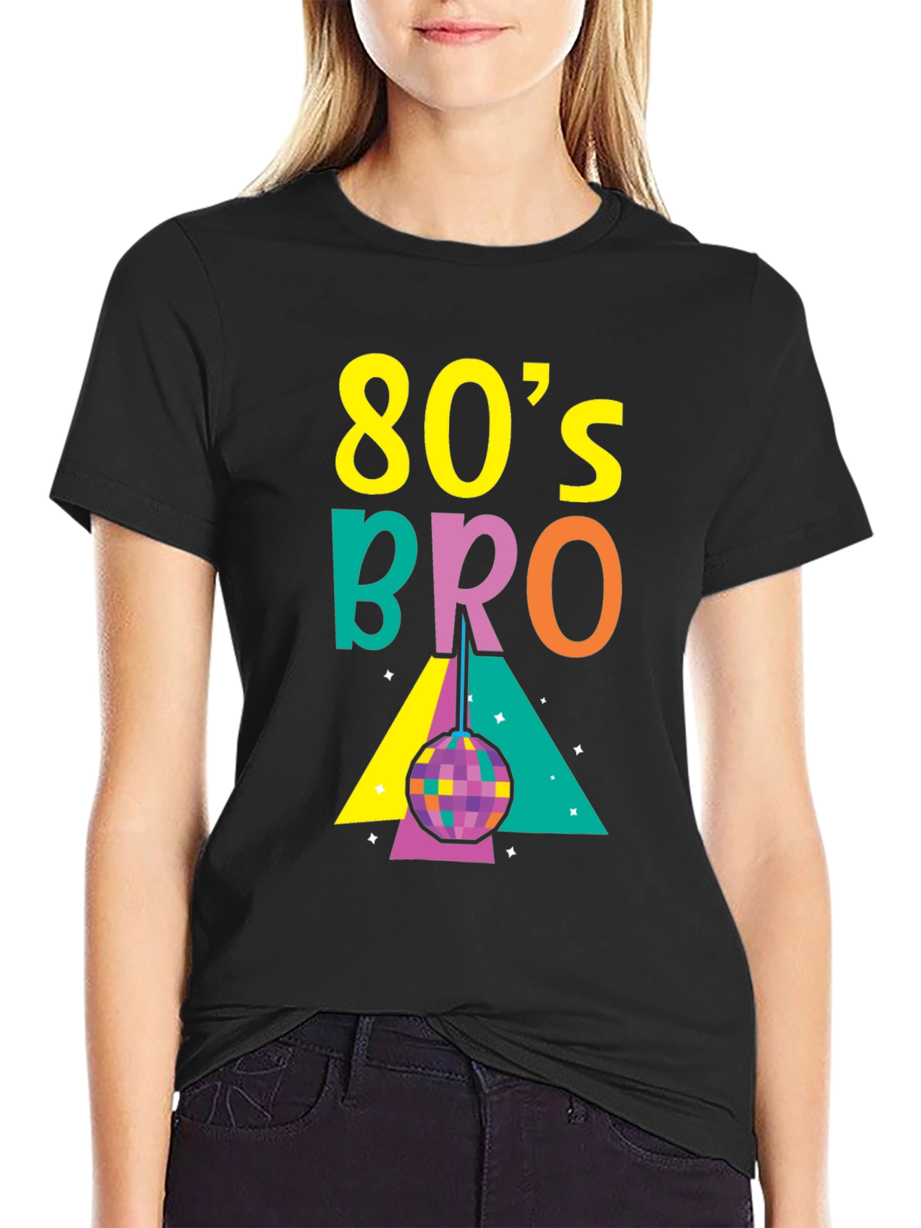 80s Bro Graphic Tee - Retro Party Shirt