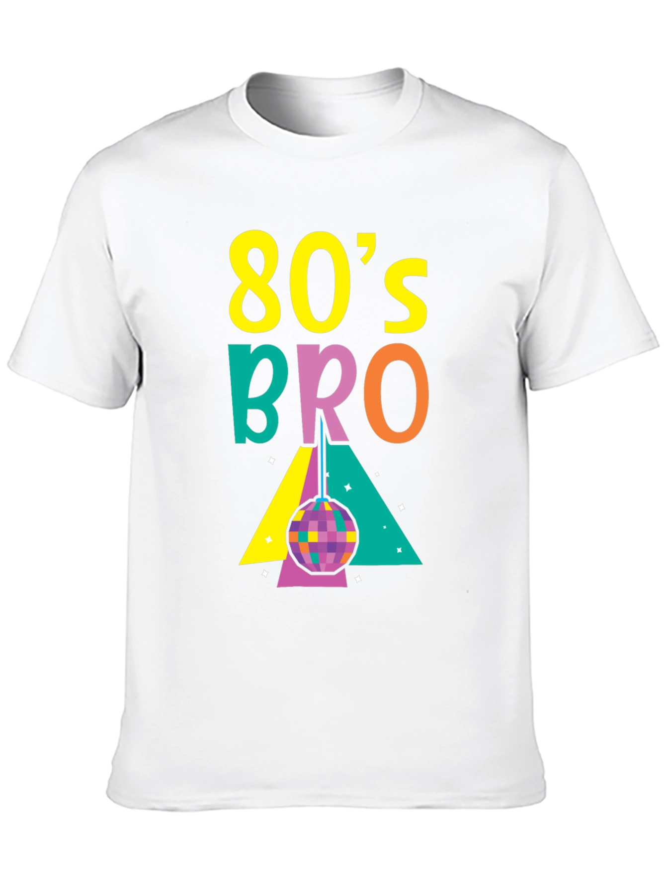 80s Bro Graphic Tee - Retro Party Shirt