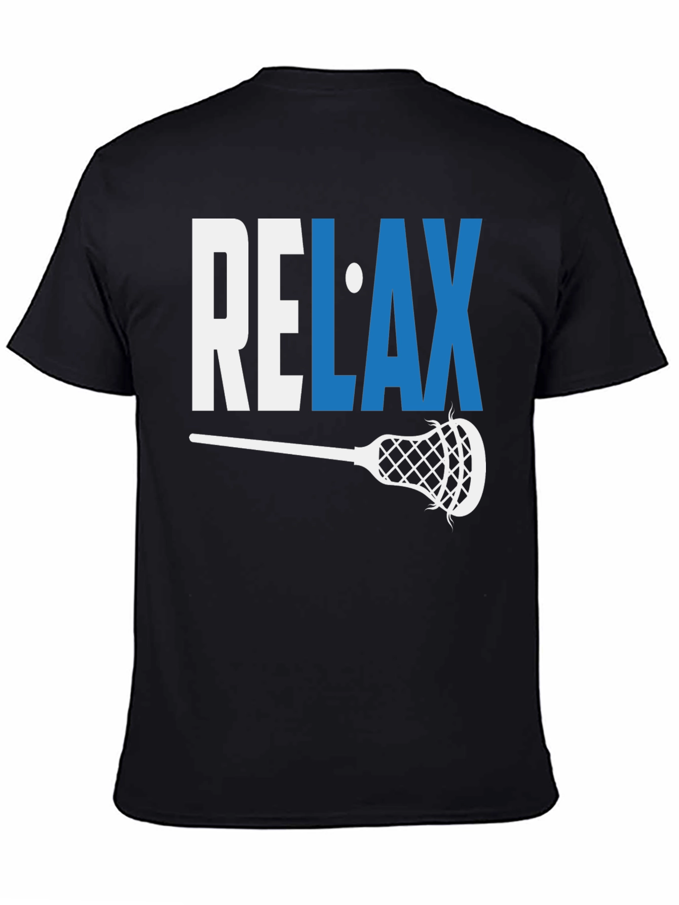 Relax Lacrosse T-Shirt - Sporty Graphic Tee
