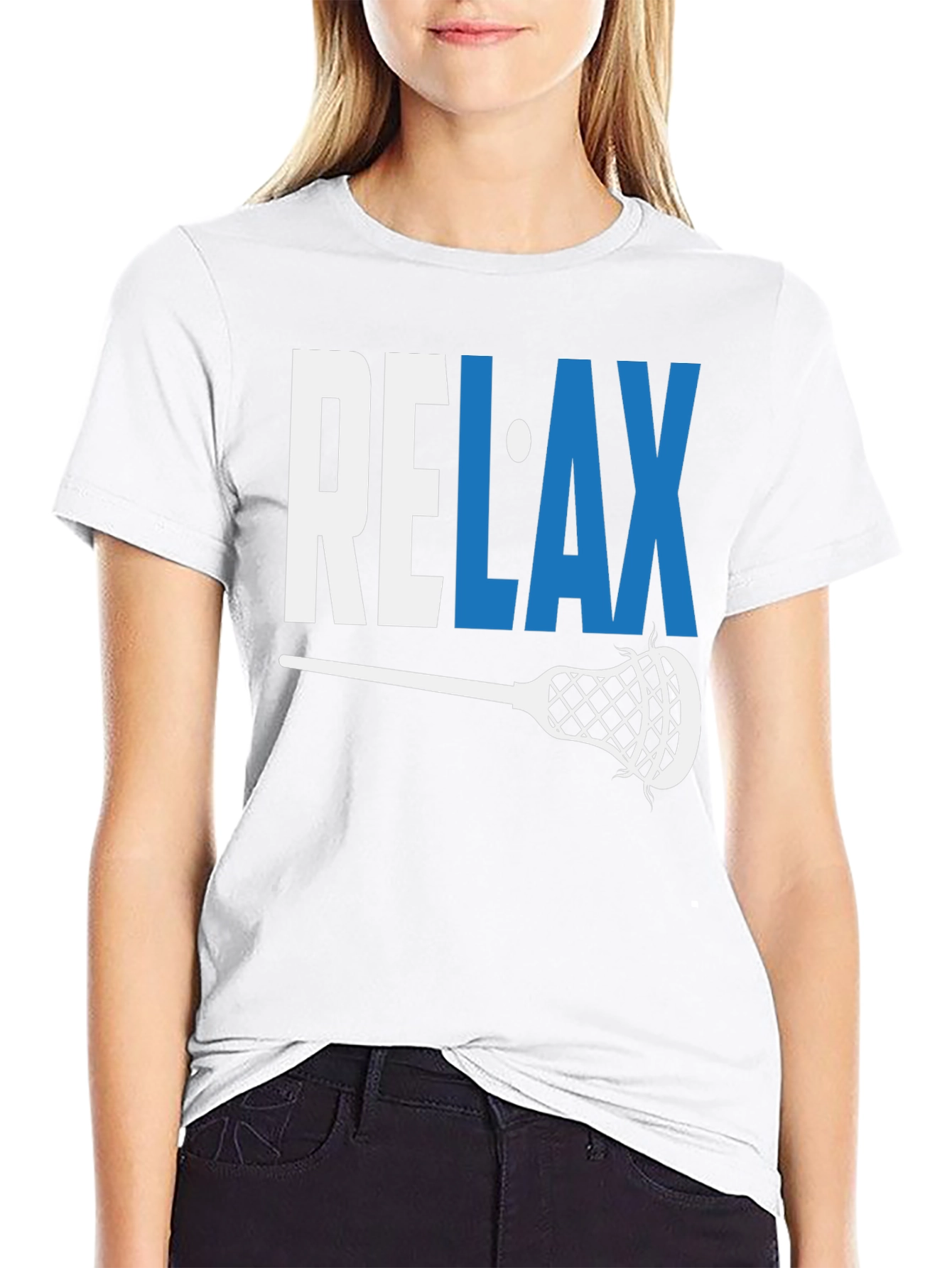 Relax Lacrosse T-Shirt - Sporty Graphic Tee