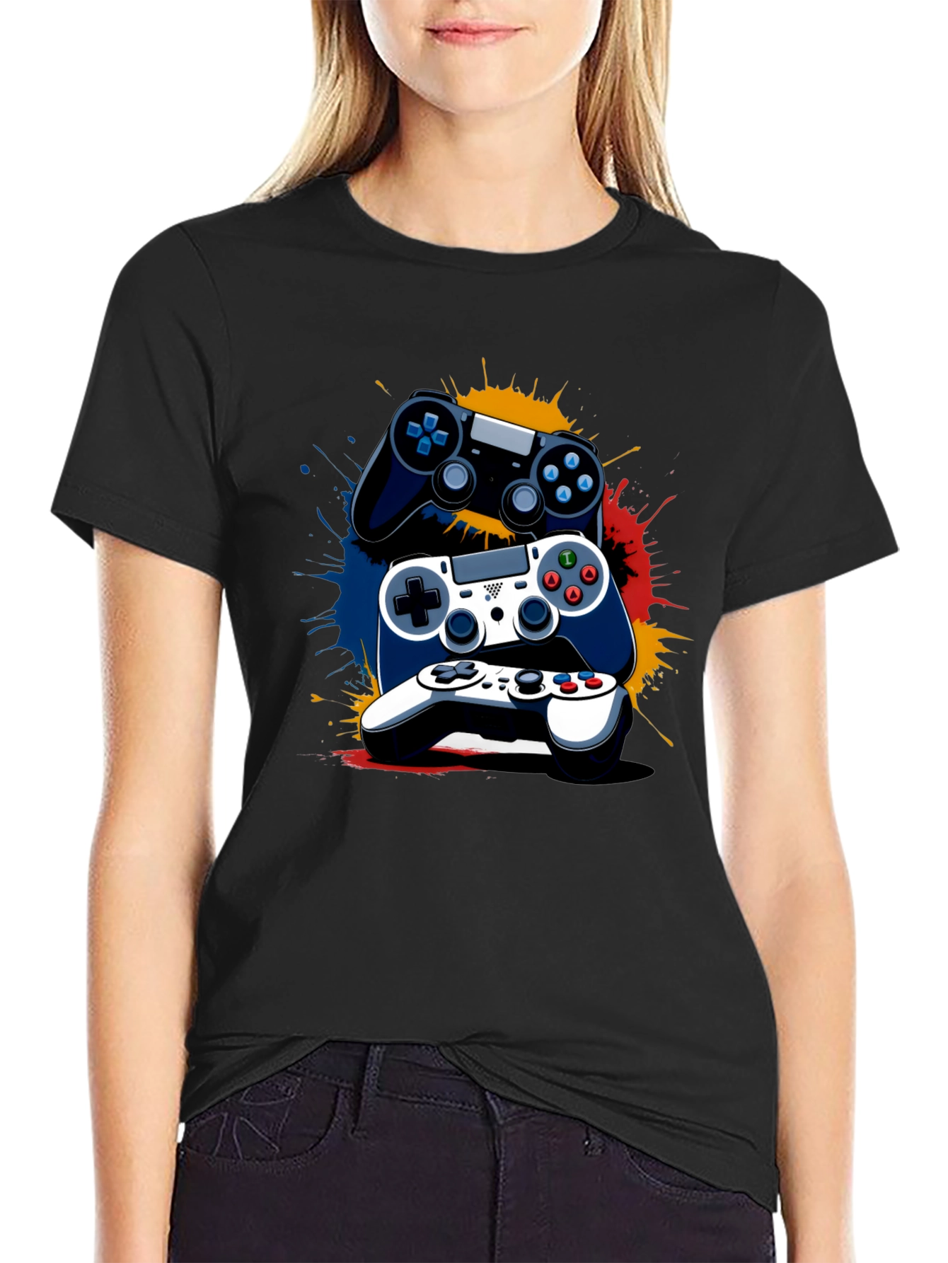 Stacked Controller Graphic Tee