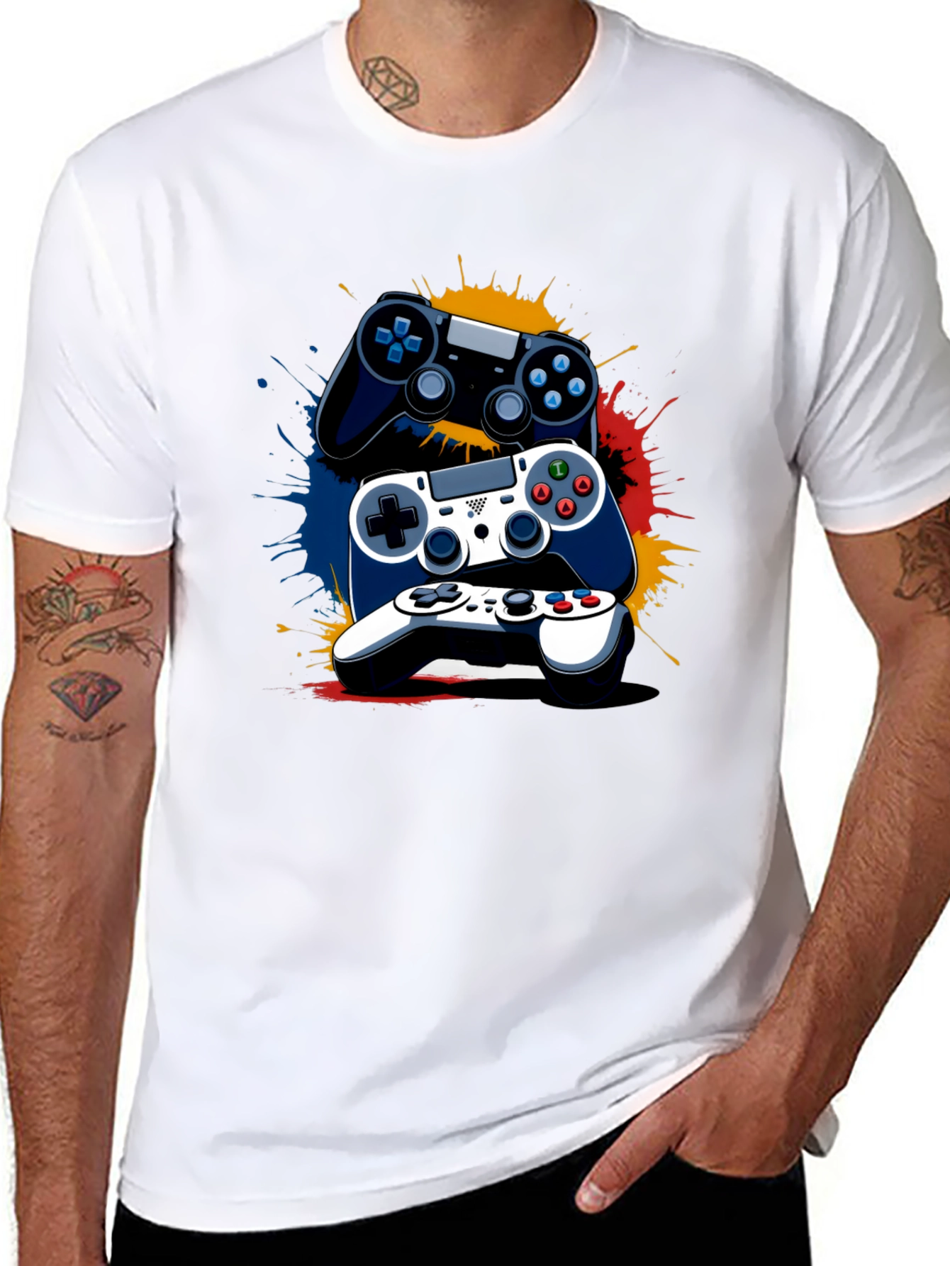 Stacked Controller Graphic Tee