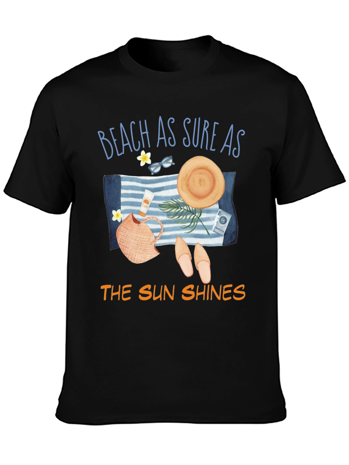 Beach As Sure As The Sun Shines Graphic T-Shirt