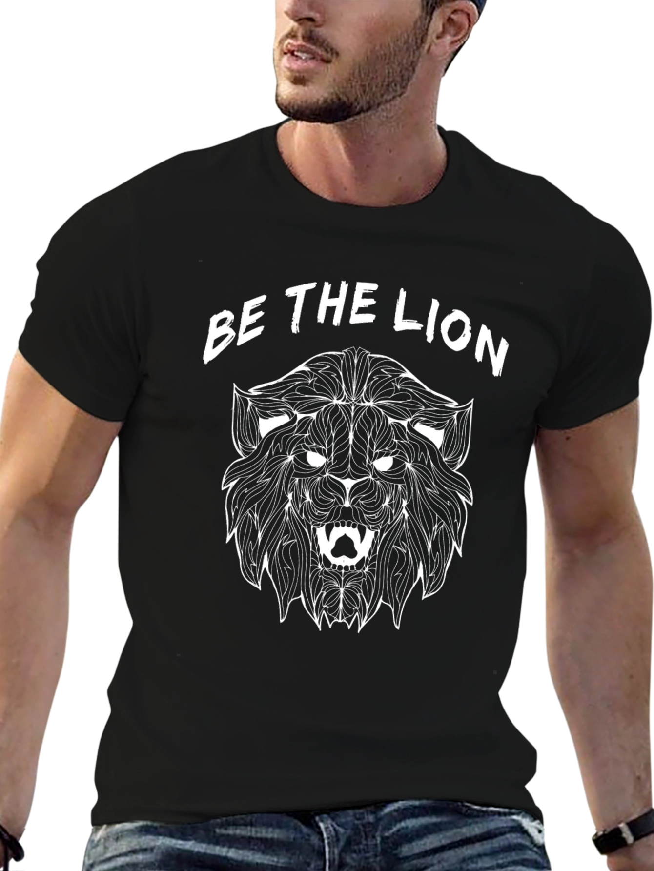 Be The Lion Graphic Tee - Fierce Design