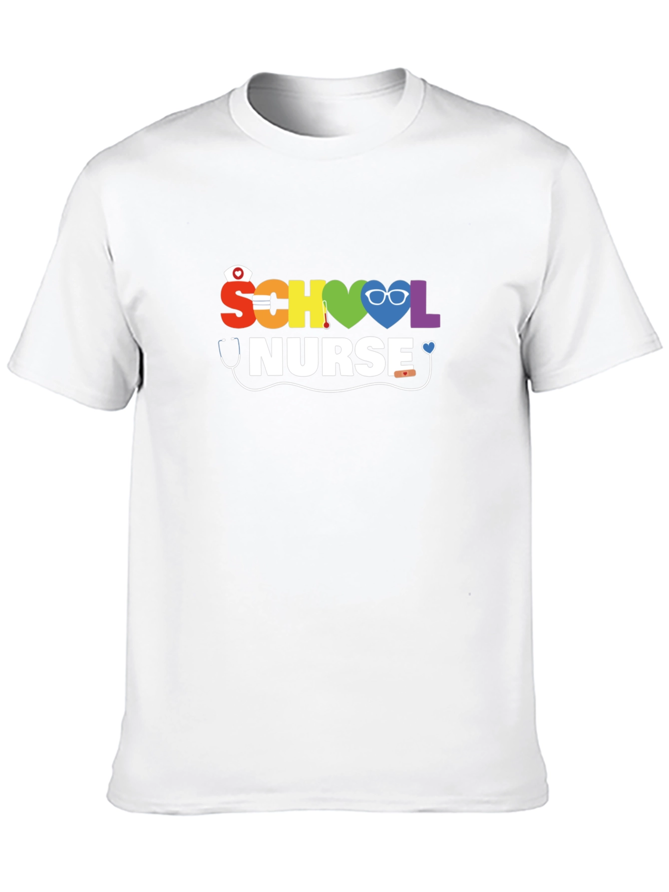 School Nurse Graphic Tee - Black