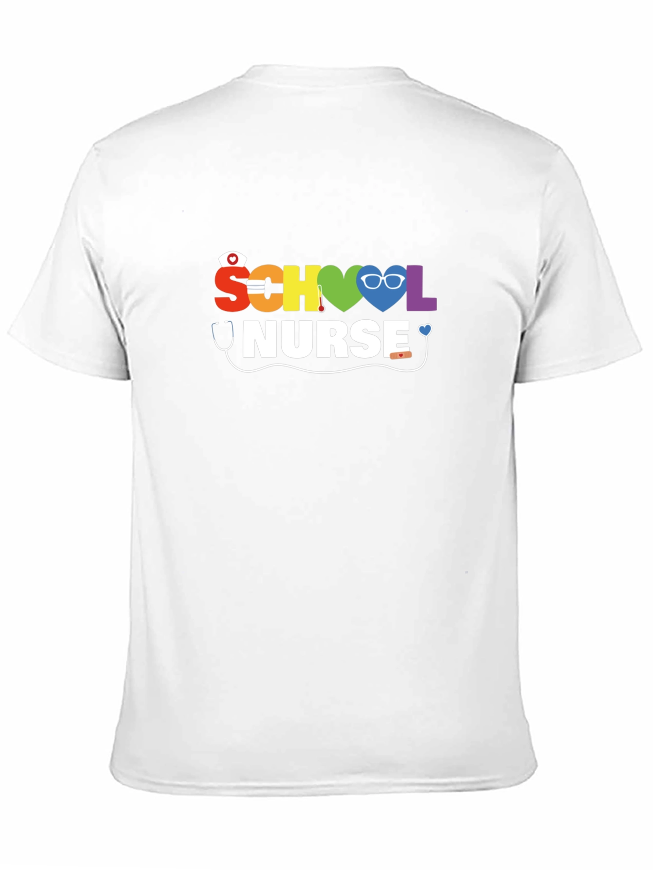 School Nurse Graphic Tee - Black