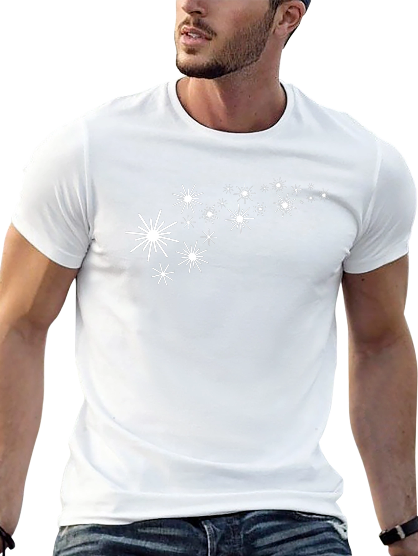 Star Burst Black T-Shirt