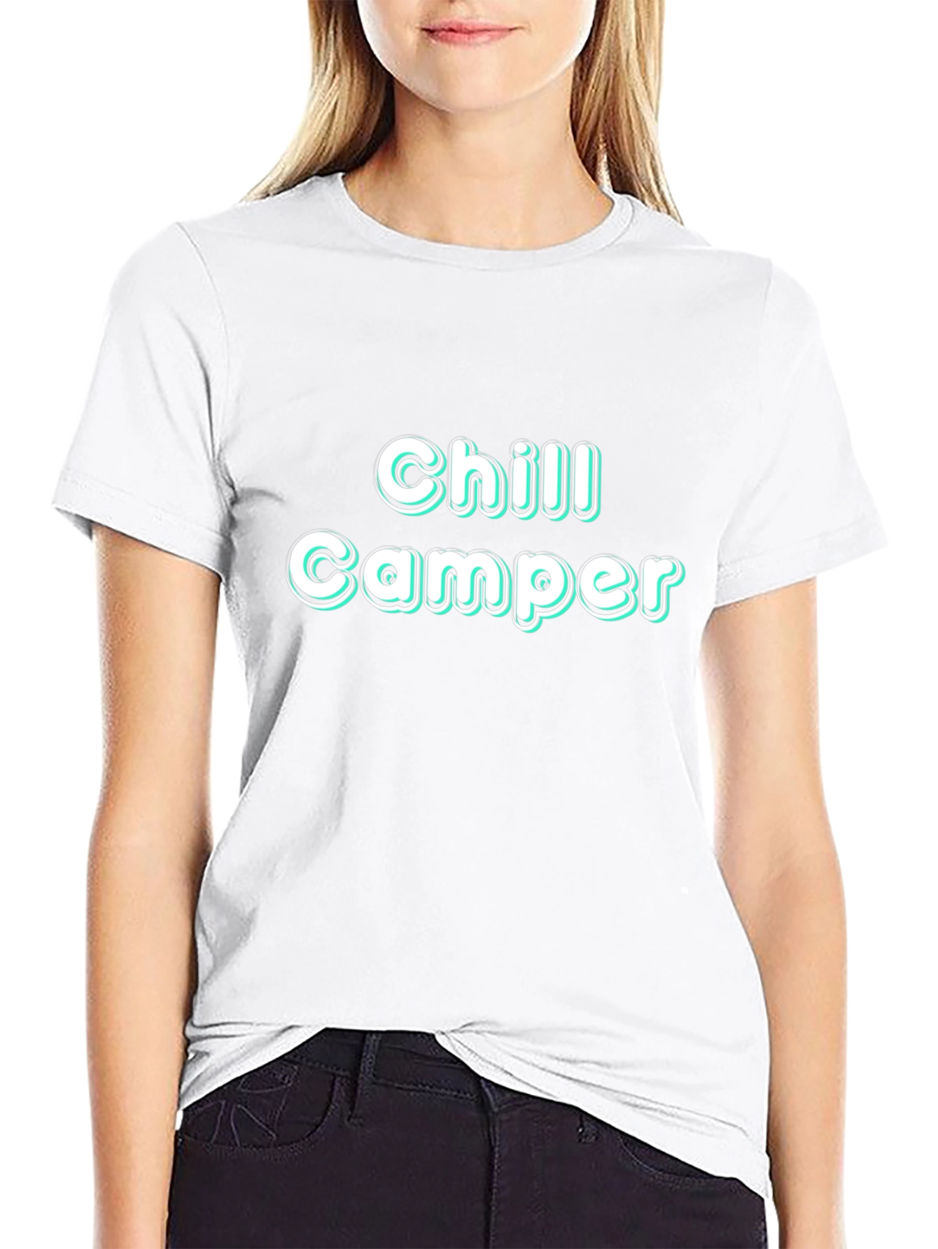 Chill Camper Black T-Shirt