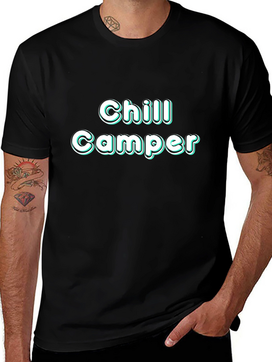 Chill Camper Black T-Shirt