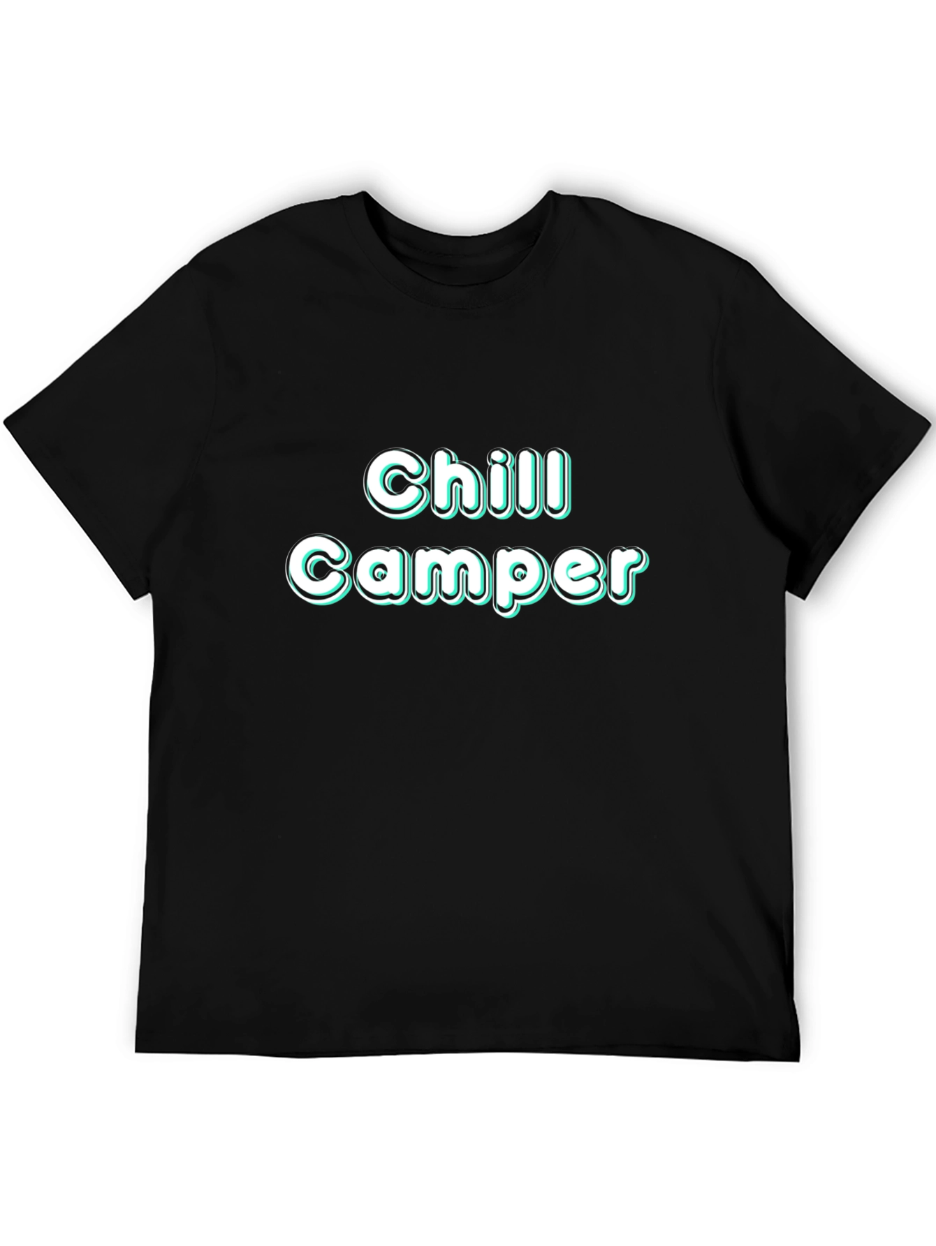 Chill Camper Black T-Shirt