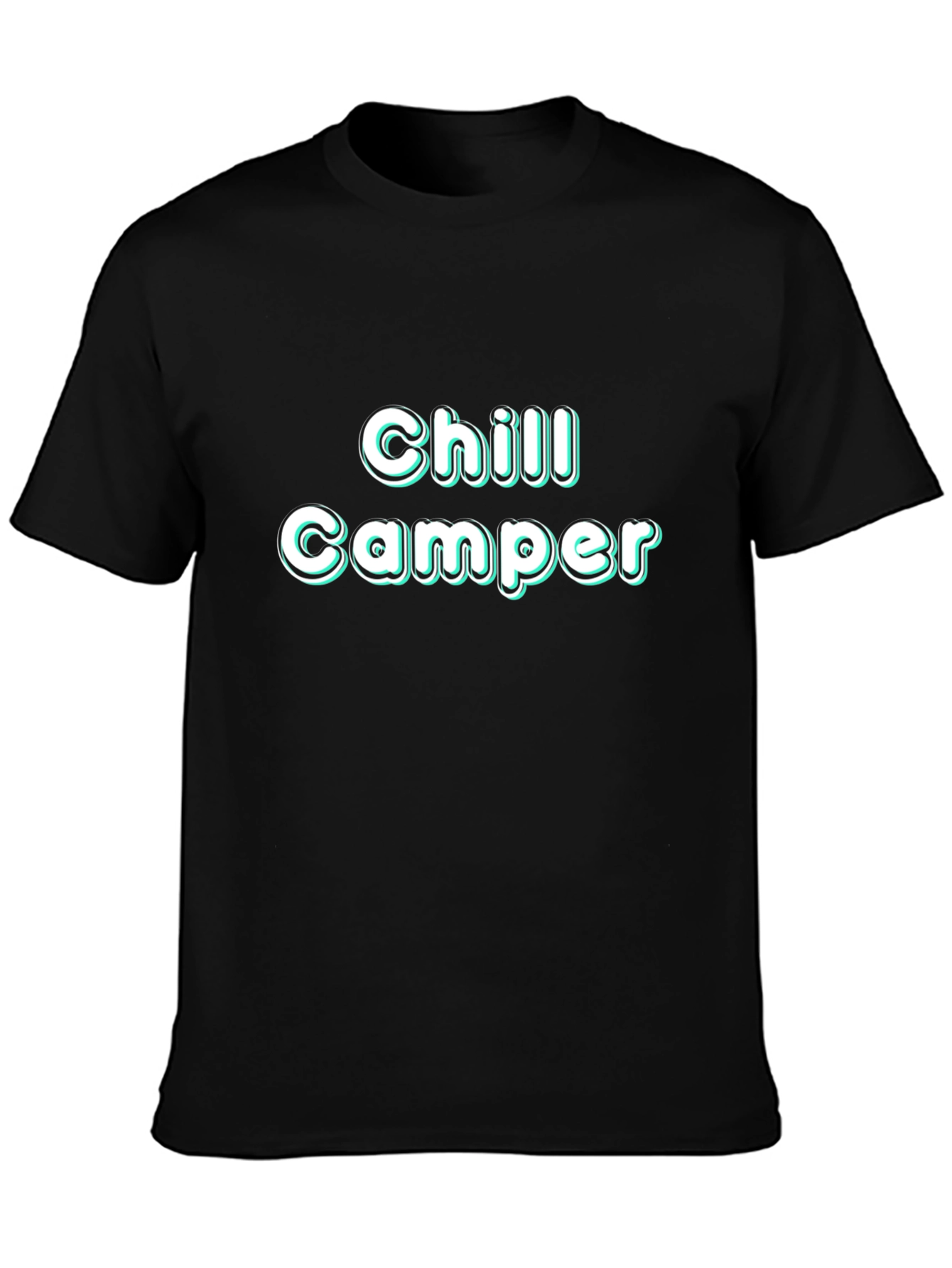 Chill Camper Black T-Shirt