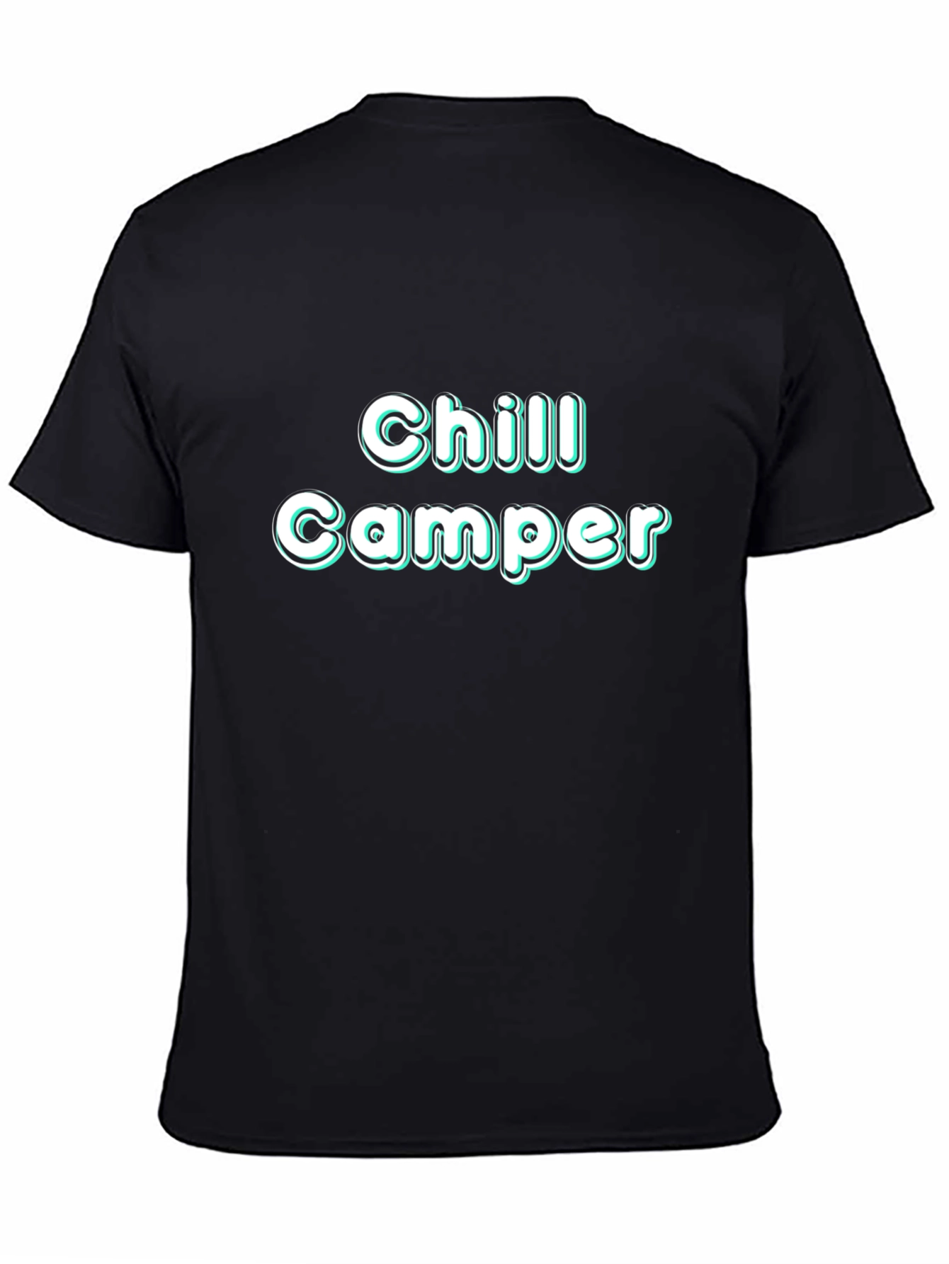 Chill Camper Black T-Shirt
