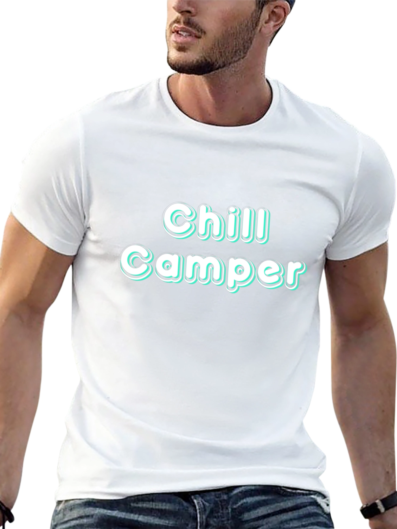 Chill Camper Black T-Shirt