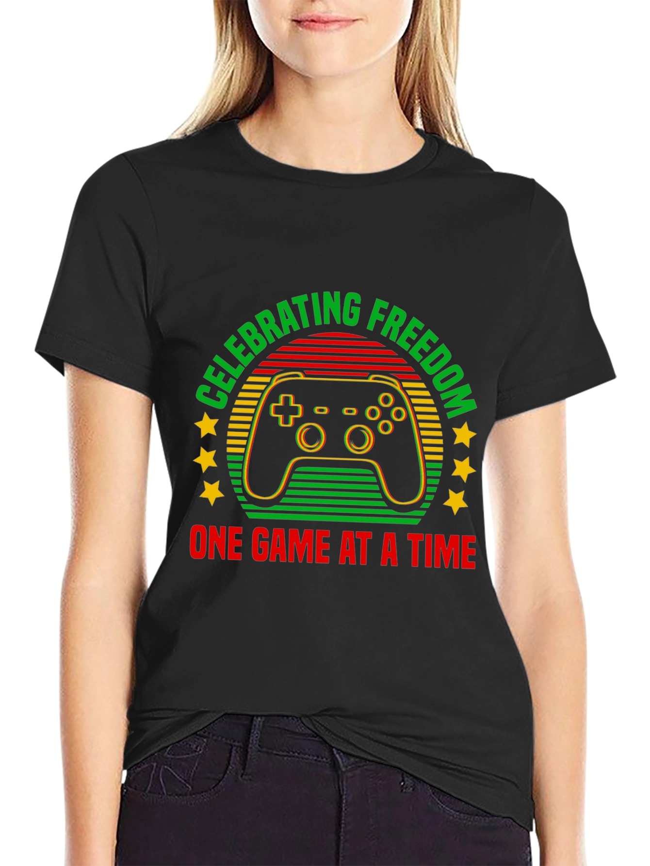 Celebrating Freedom Gaming T-Shirt