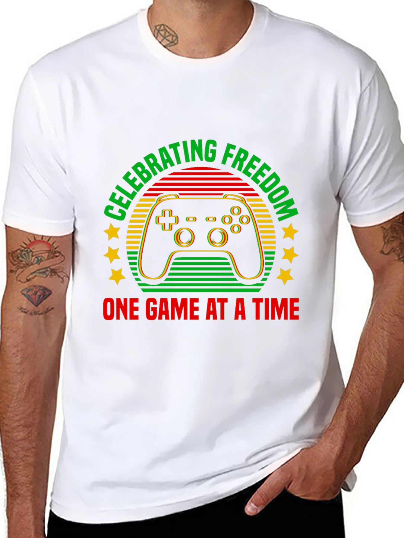 Celebrating Freedom Gaming T-Shirt
