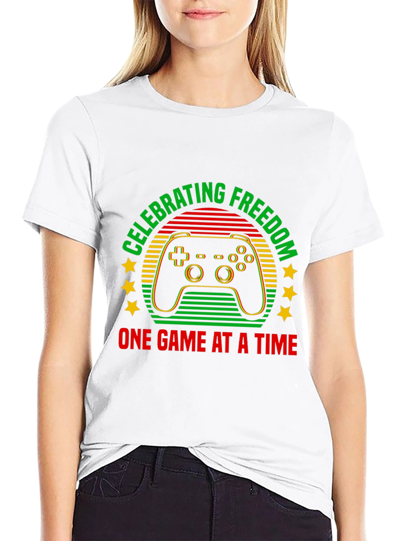 Celebrating Freedom Gaming T-Shirt