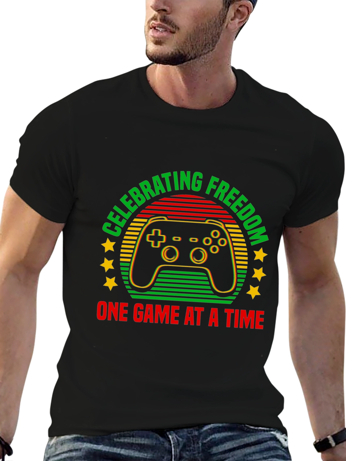Celebrating Freedom Gaming T-Shirt