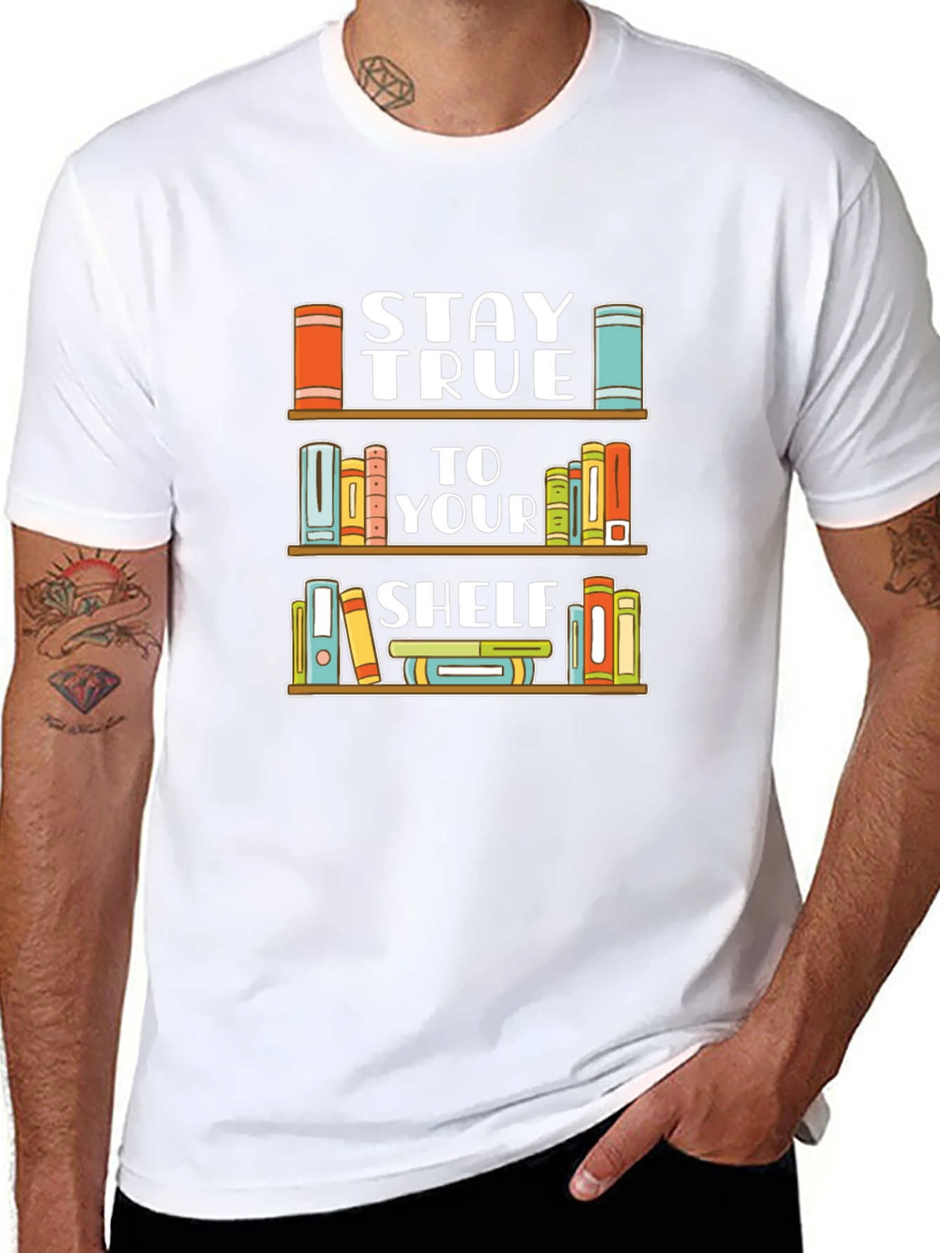Stay True To Your Shelf Black T-Shirt