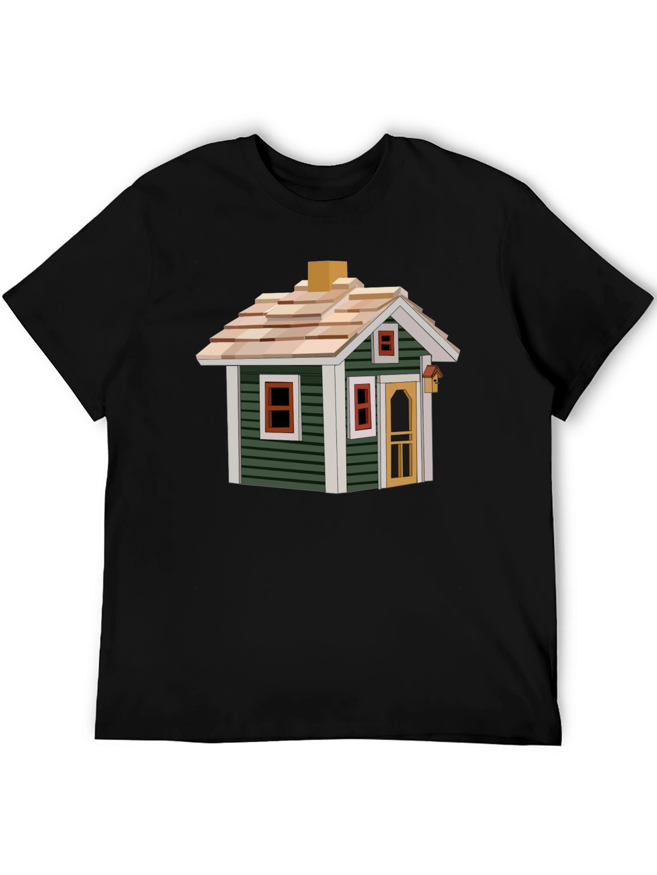 Cute House Graphic T-Shirt