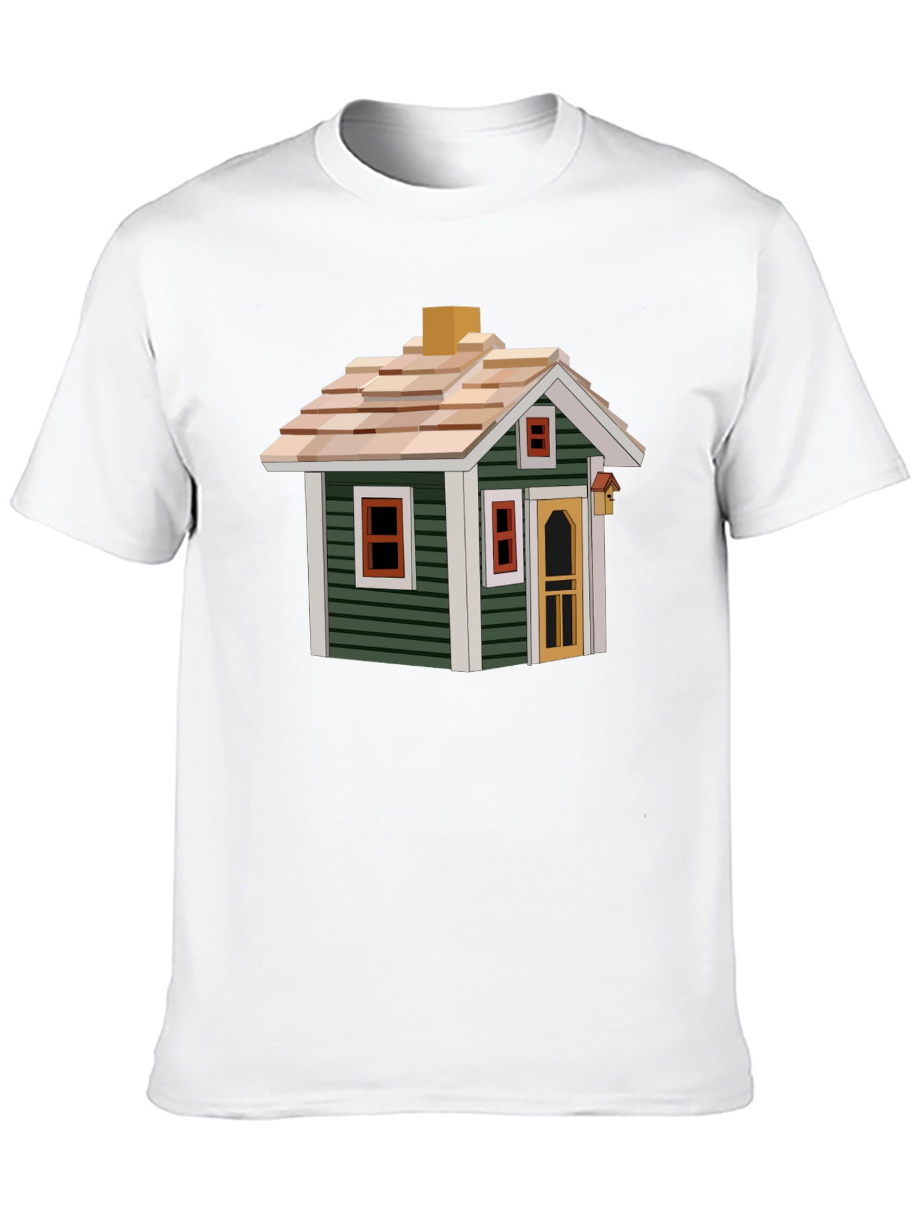 Cute House Graphic T-Shirt
