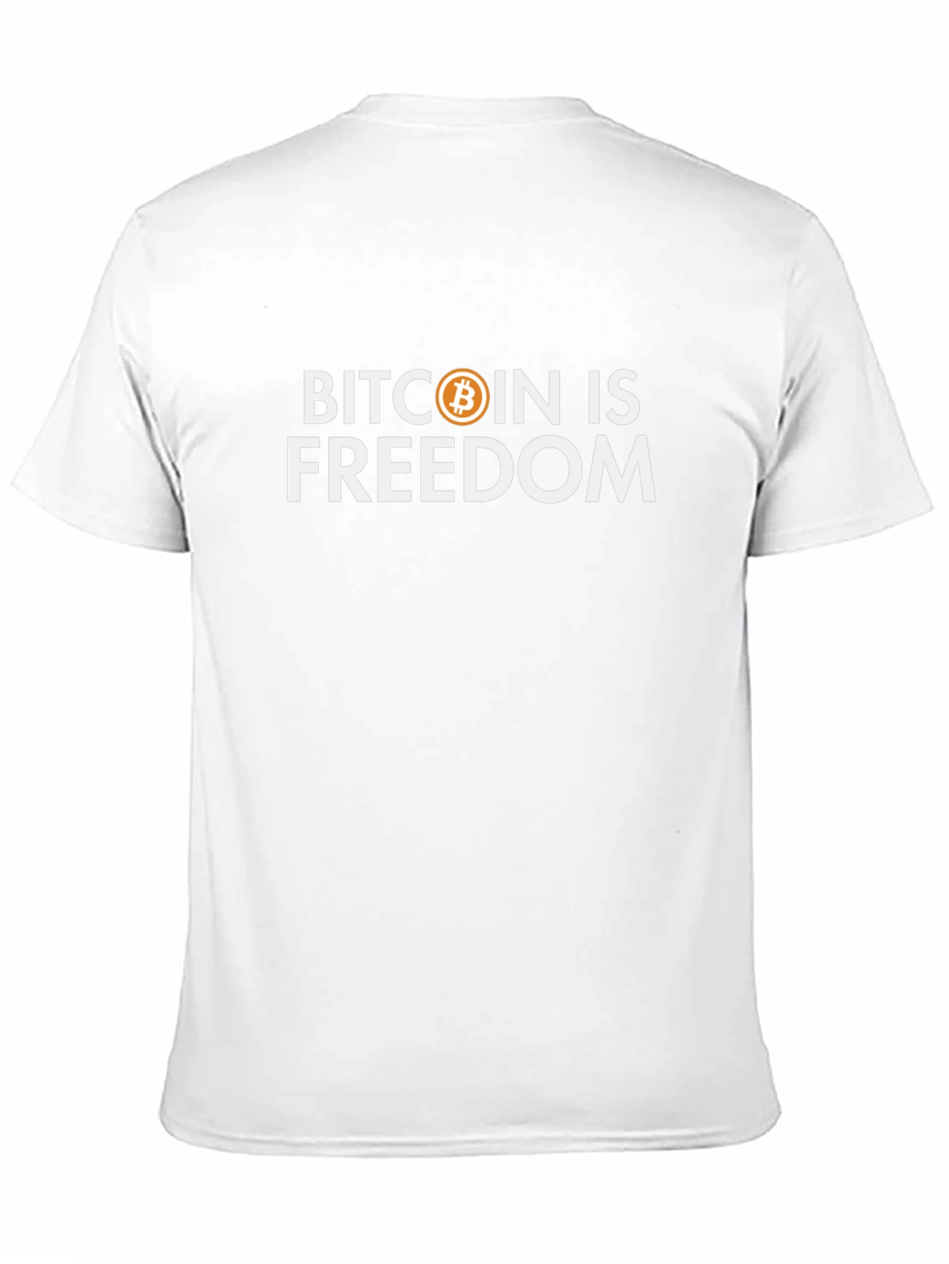 Bitcoin is Freedom Graphic Tee - Black Crypto Shirt