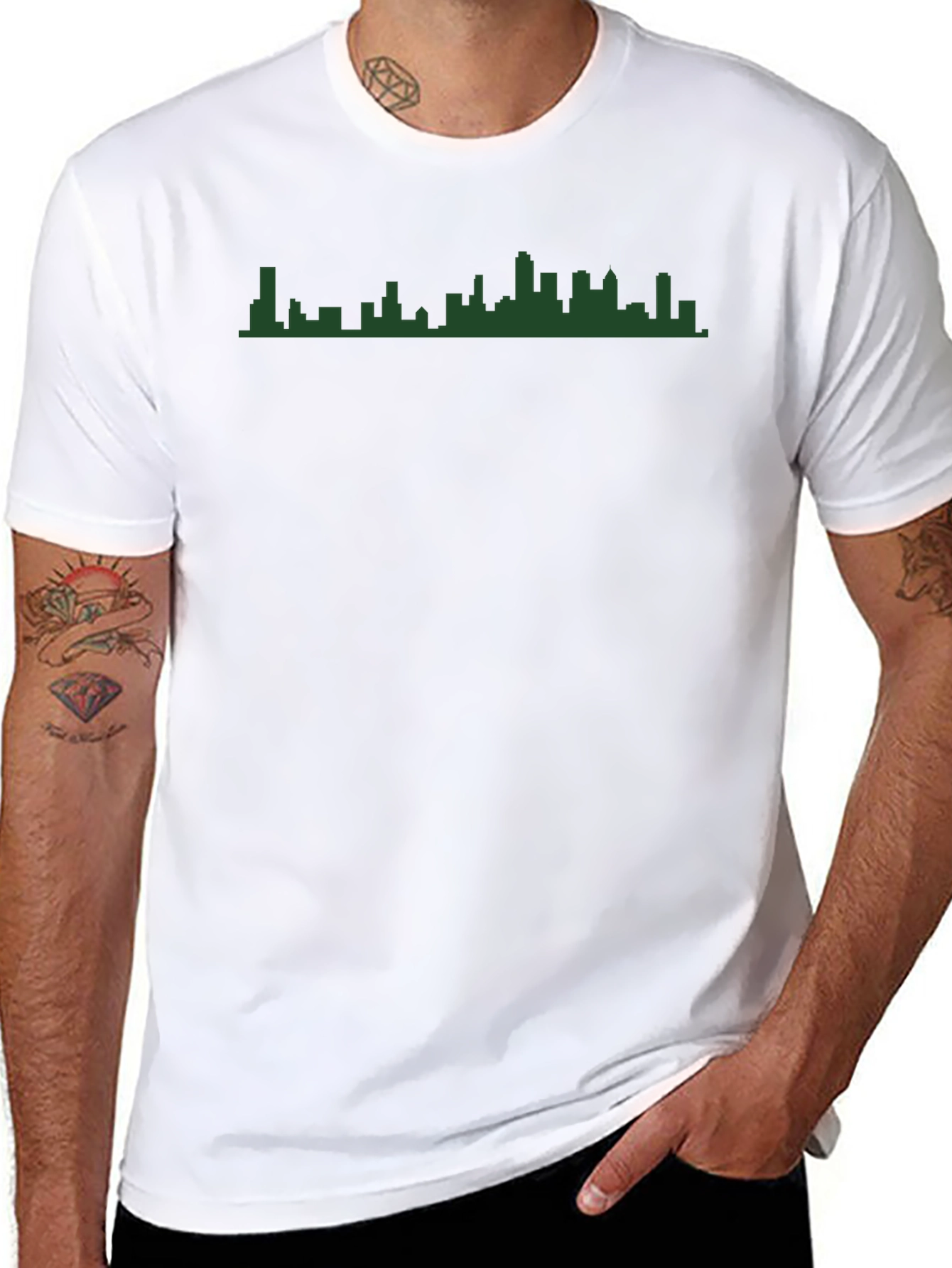 Skyline Graphic Tee - Urban Style