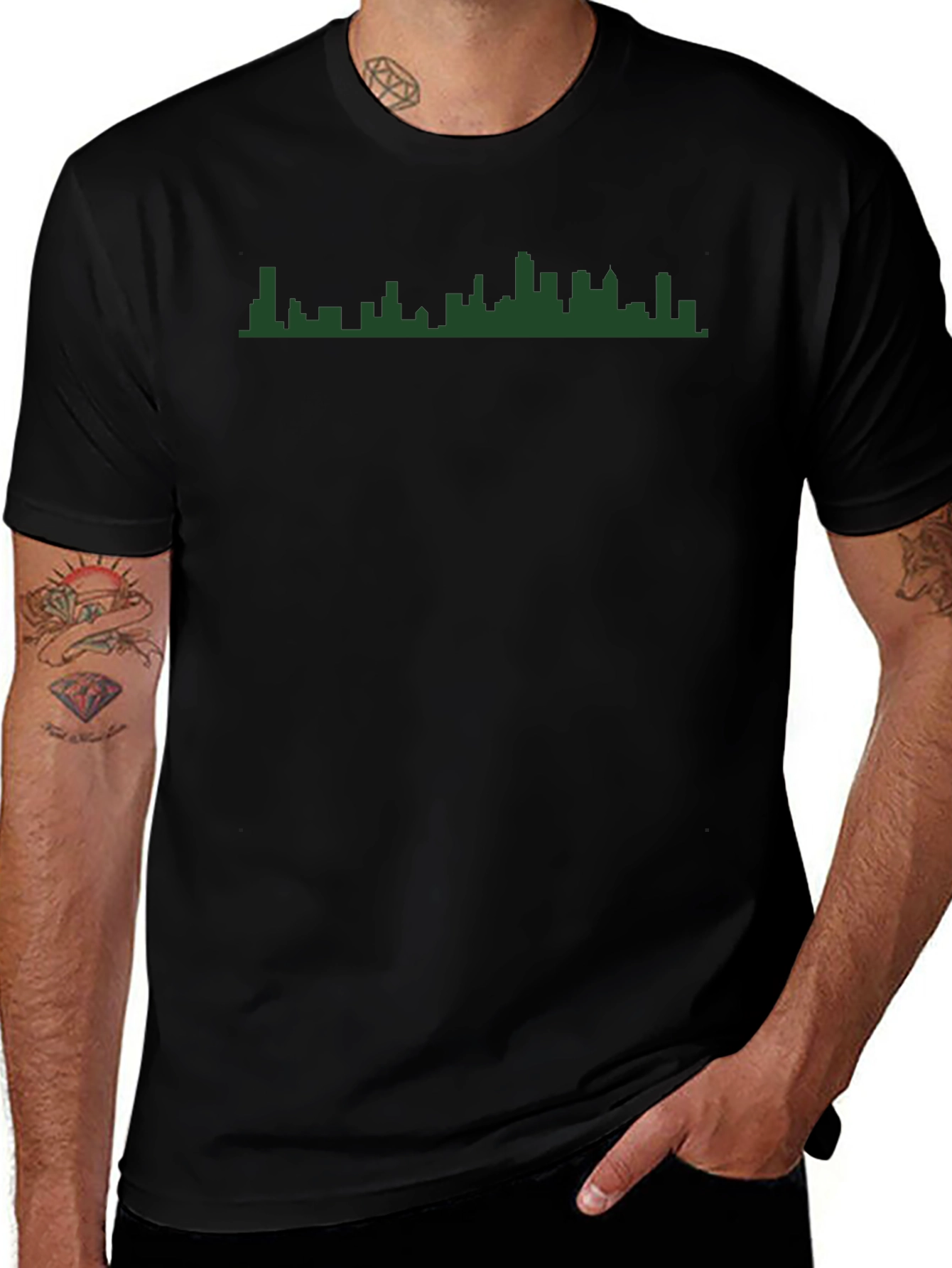 Skyline Graphic Tee - Urban Style