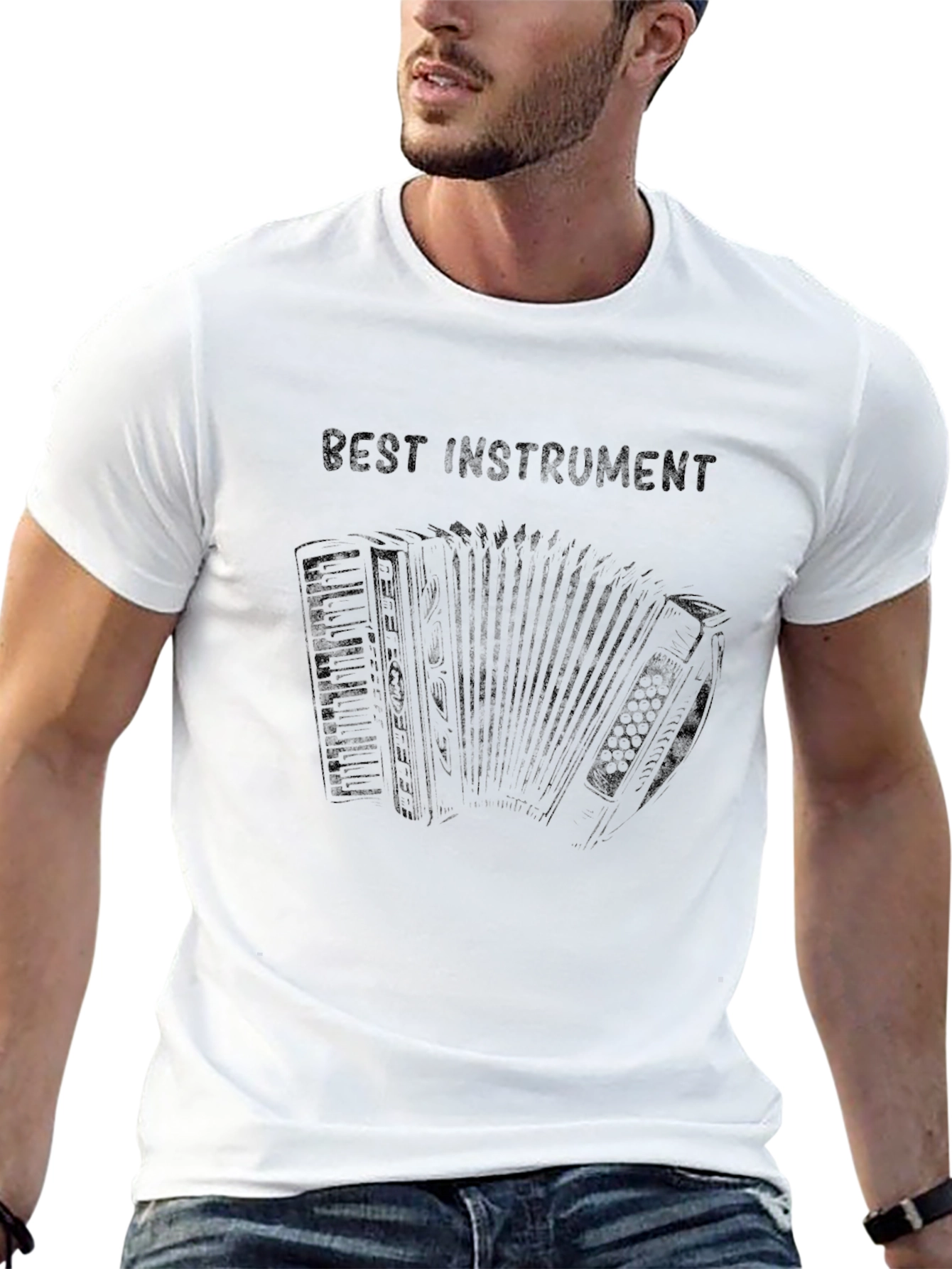 Accordion Best Instrument Graphic T-Shirt