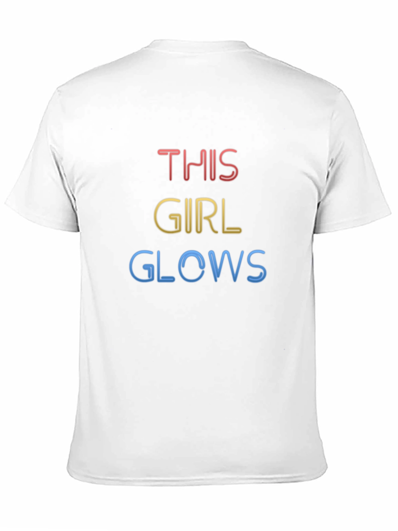 This Girl Glows Black Graphic Tee