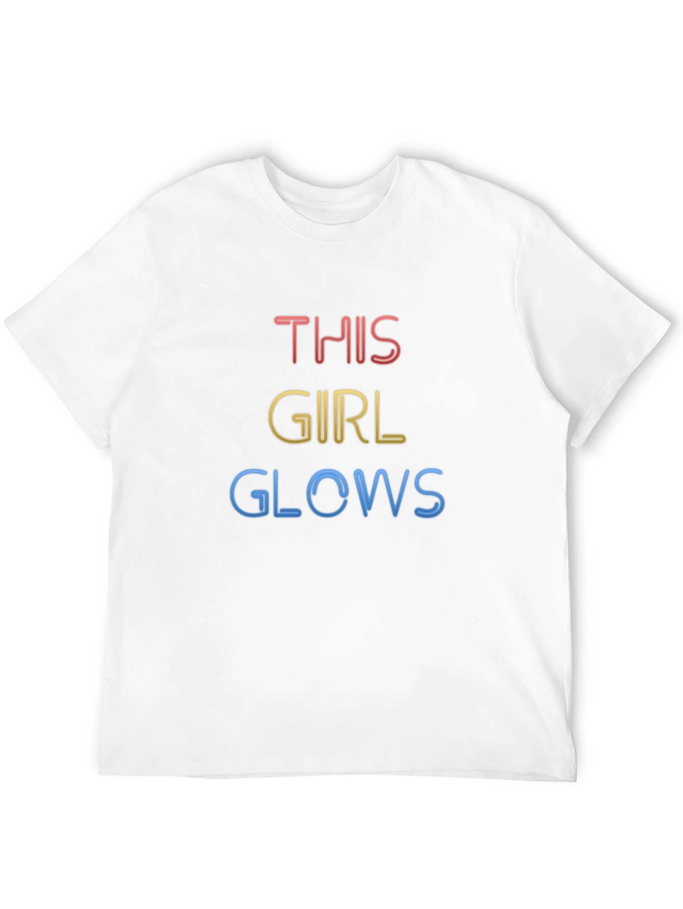 This Girl Glows Black Graphic Tee