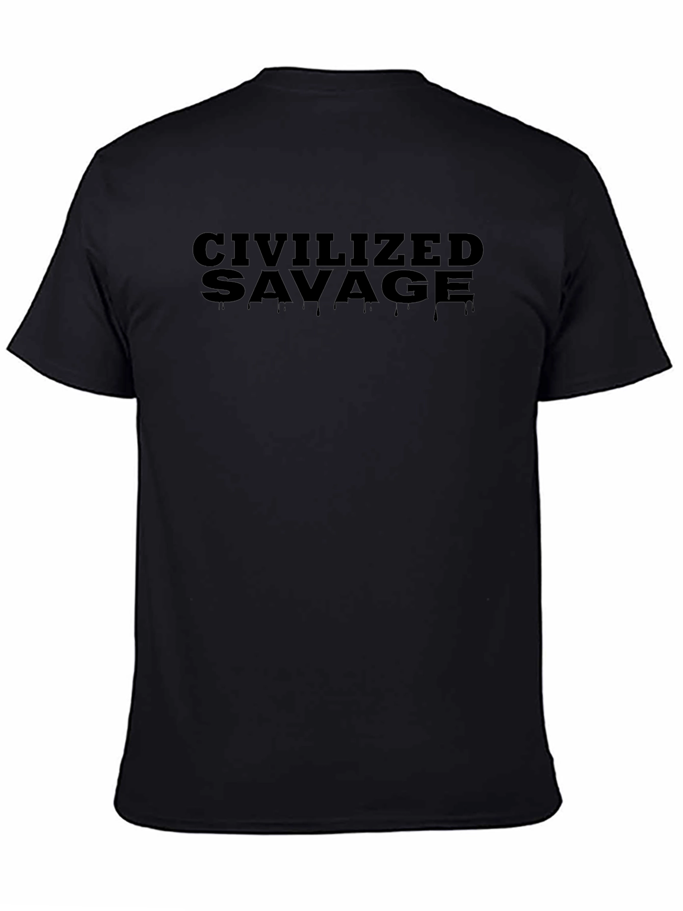 Civilized Savage Graphic Tee - Mens Black T-Shirt