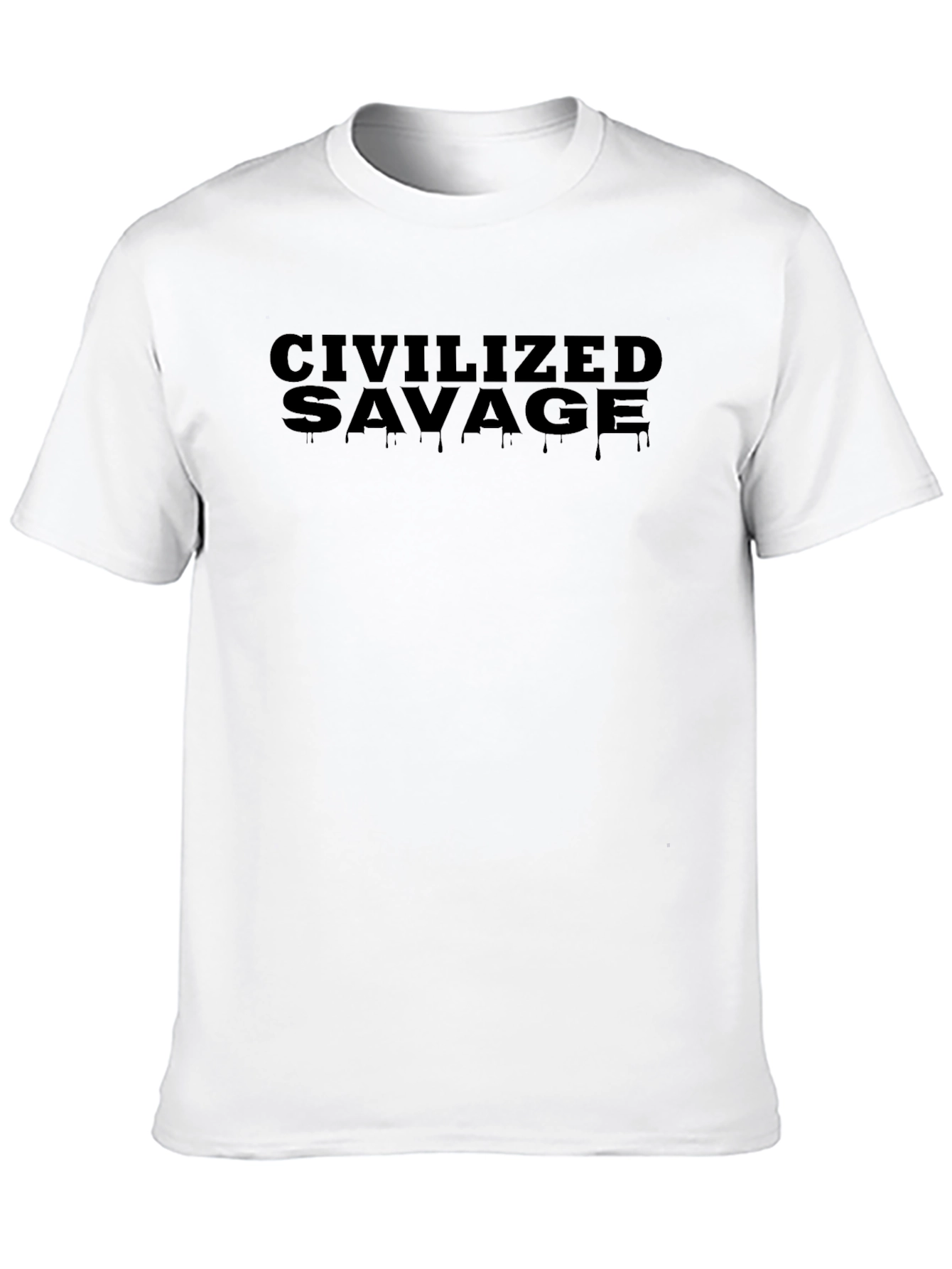 Civilized Savage Graphic Tee - Mens Black T-Shirt