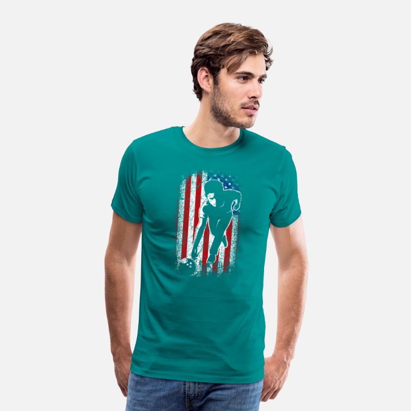 4th of july Usa Proud American Flag Bowling