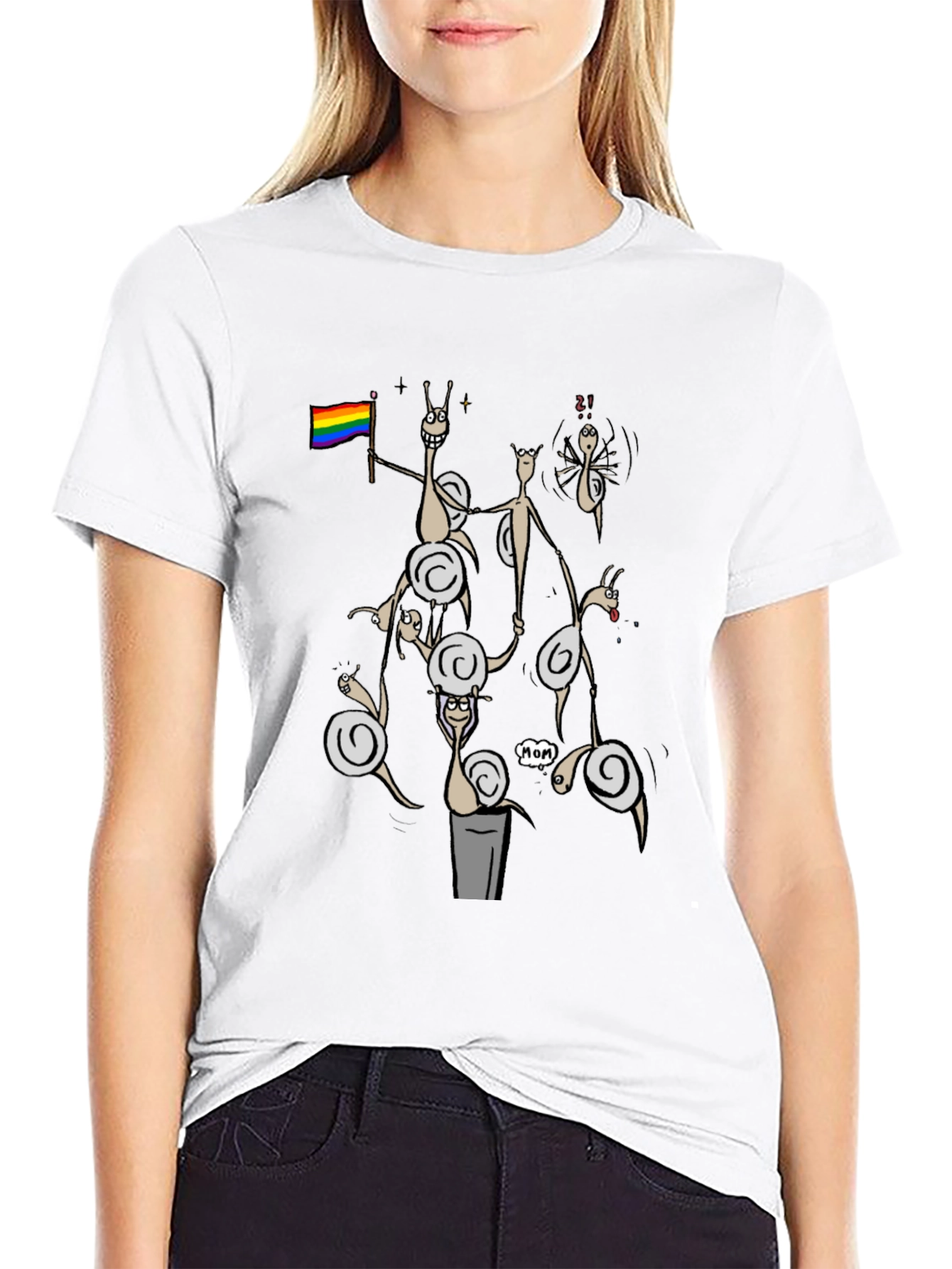 Snail Pride T-Shirt - Black
