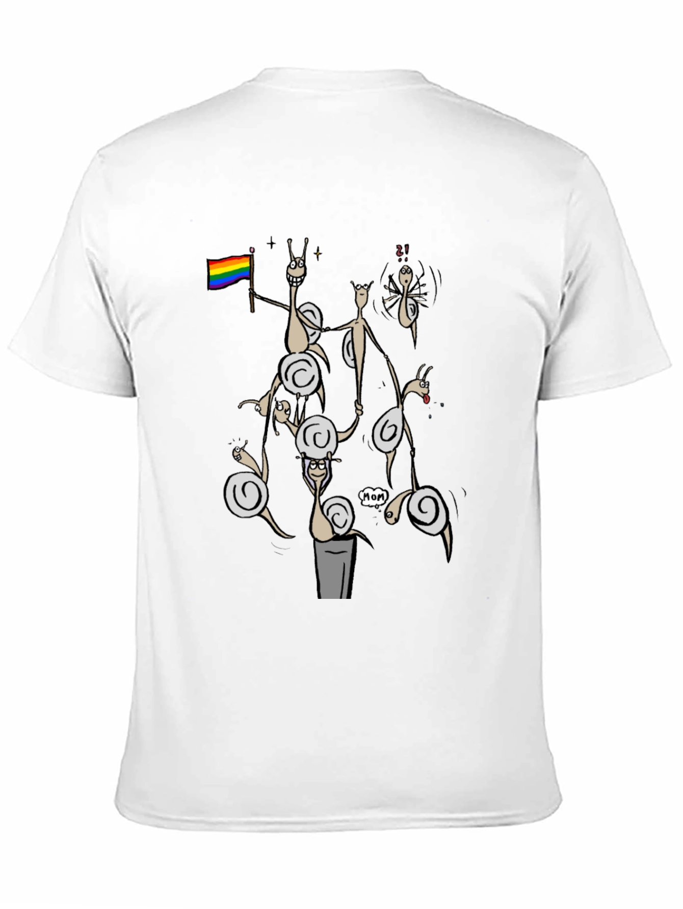 Snail Pride T-Shirt - Black