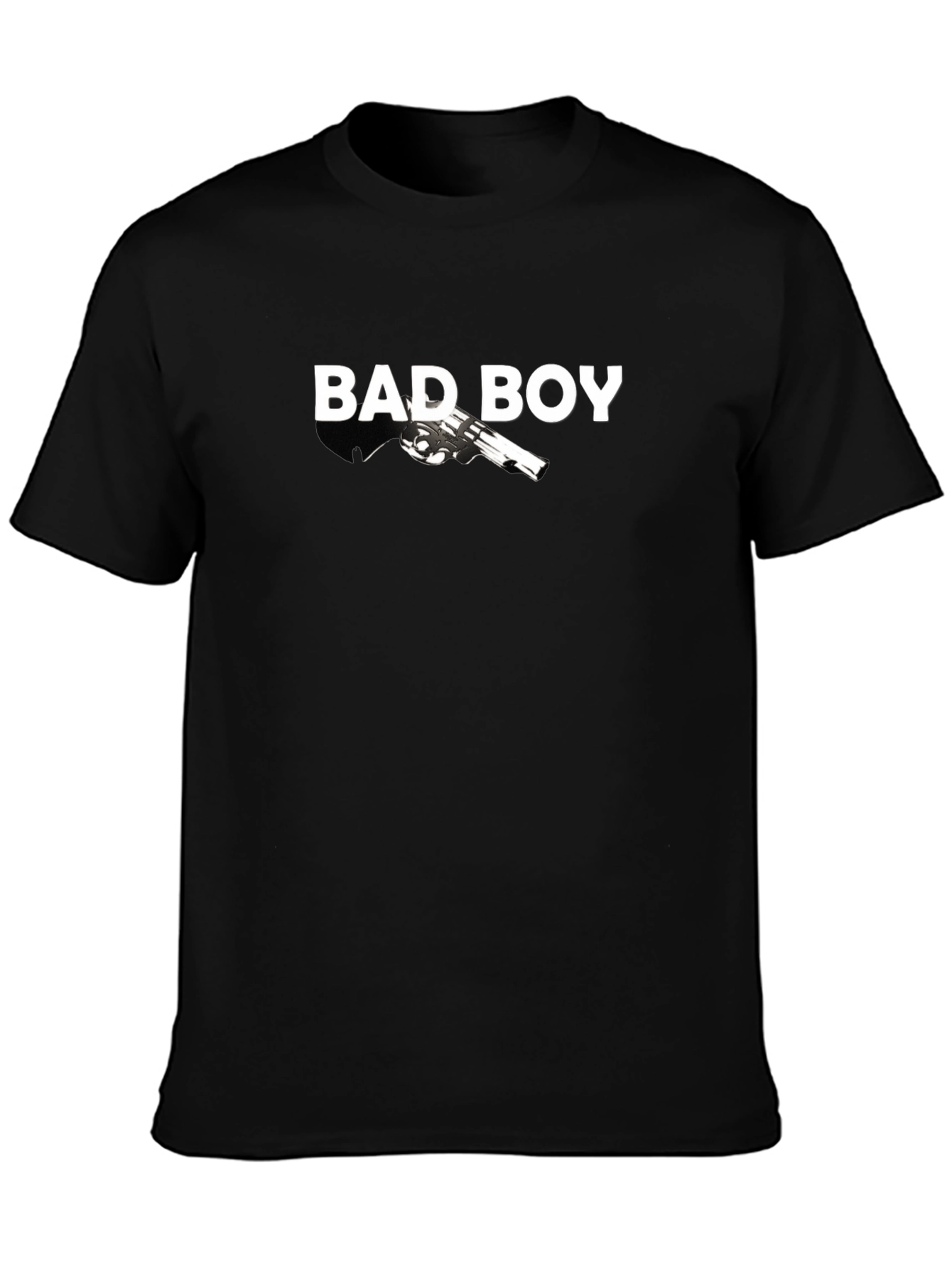 Bad Boy Graphic Print Black T-Shirt