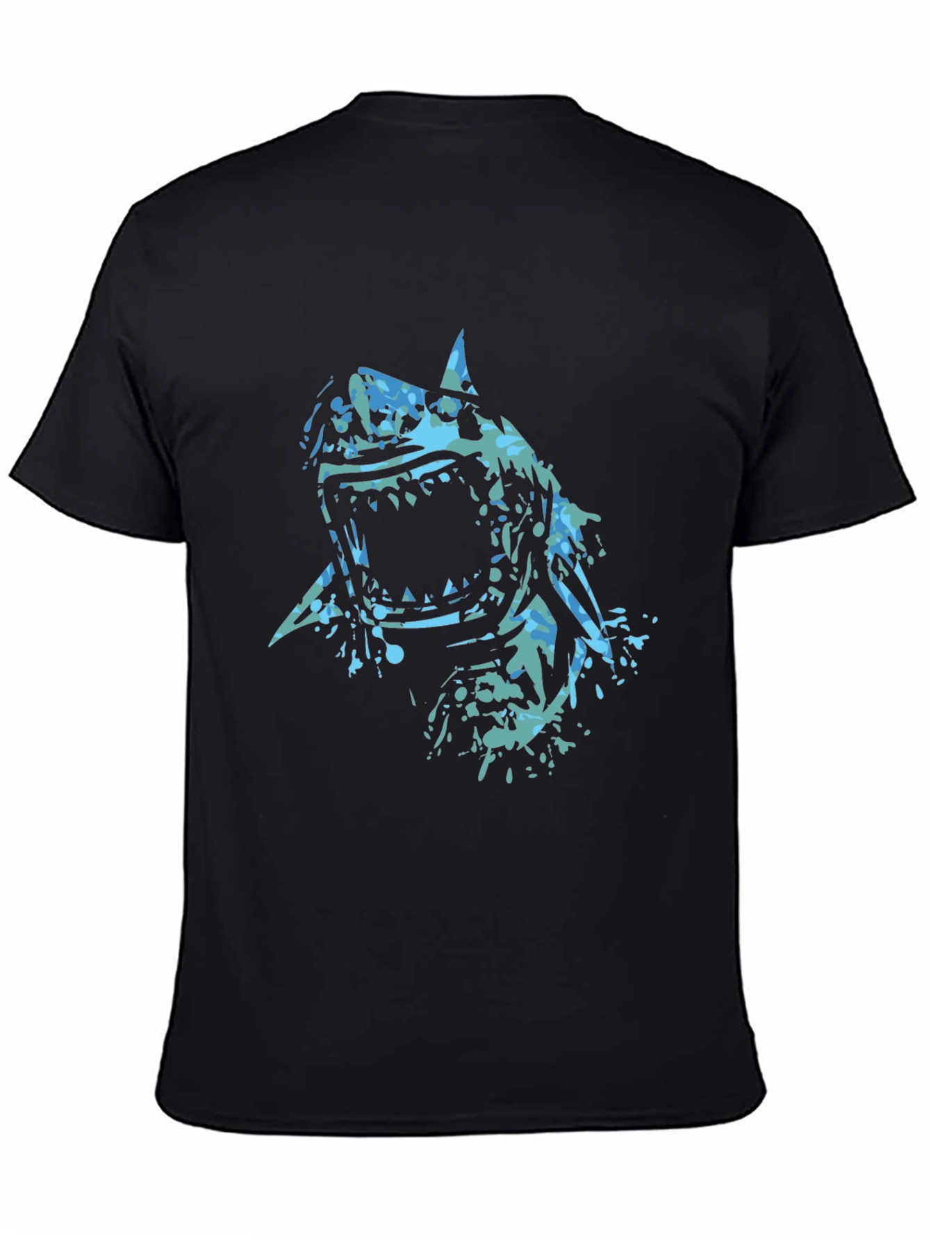 Shark Graphic Black Tee