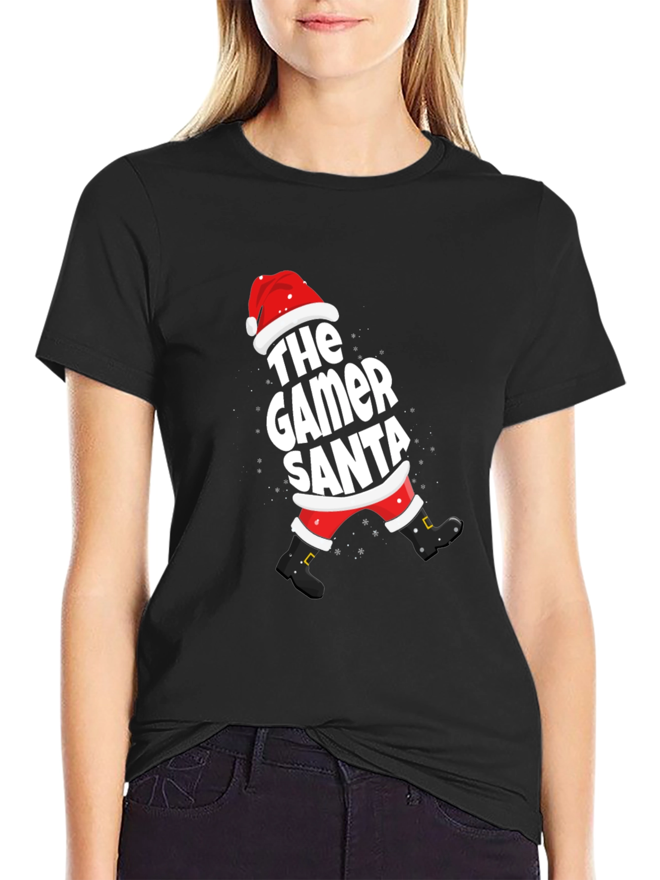 The Gamer Santa T-Shirt - Holiday Festive Tee
