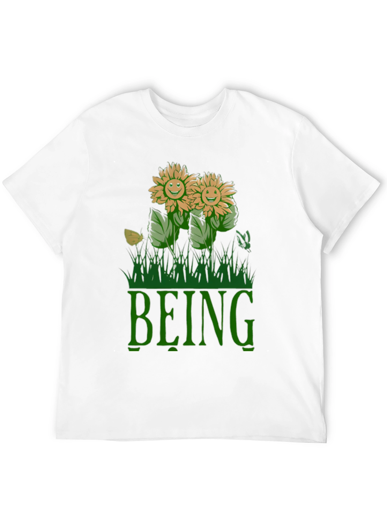 Being Sunflower Graphic T-Shirt - Black