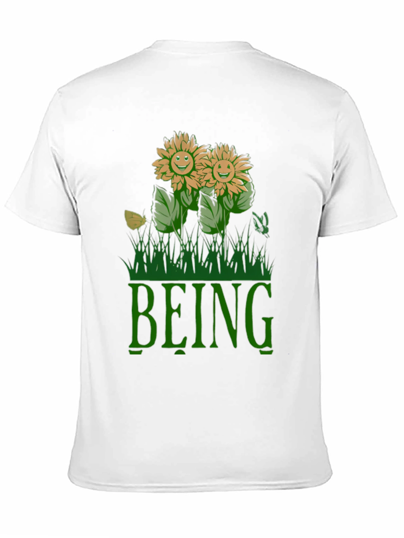 Being Sunflower Graphic T-Shirt - Black
