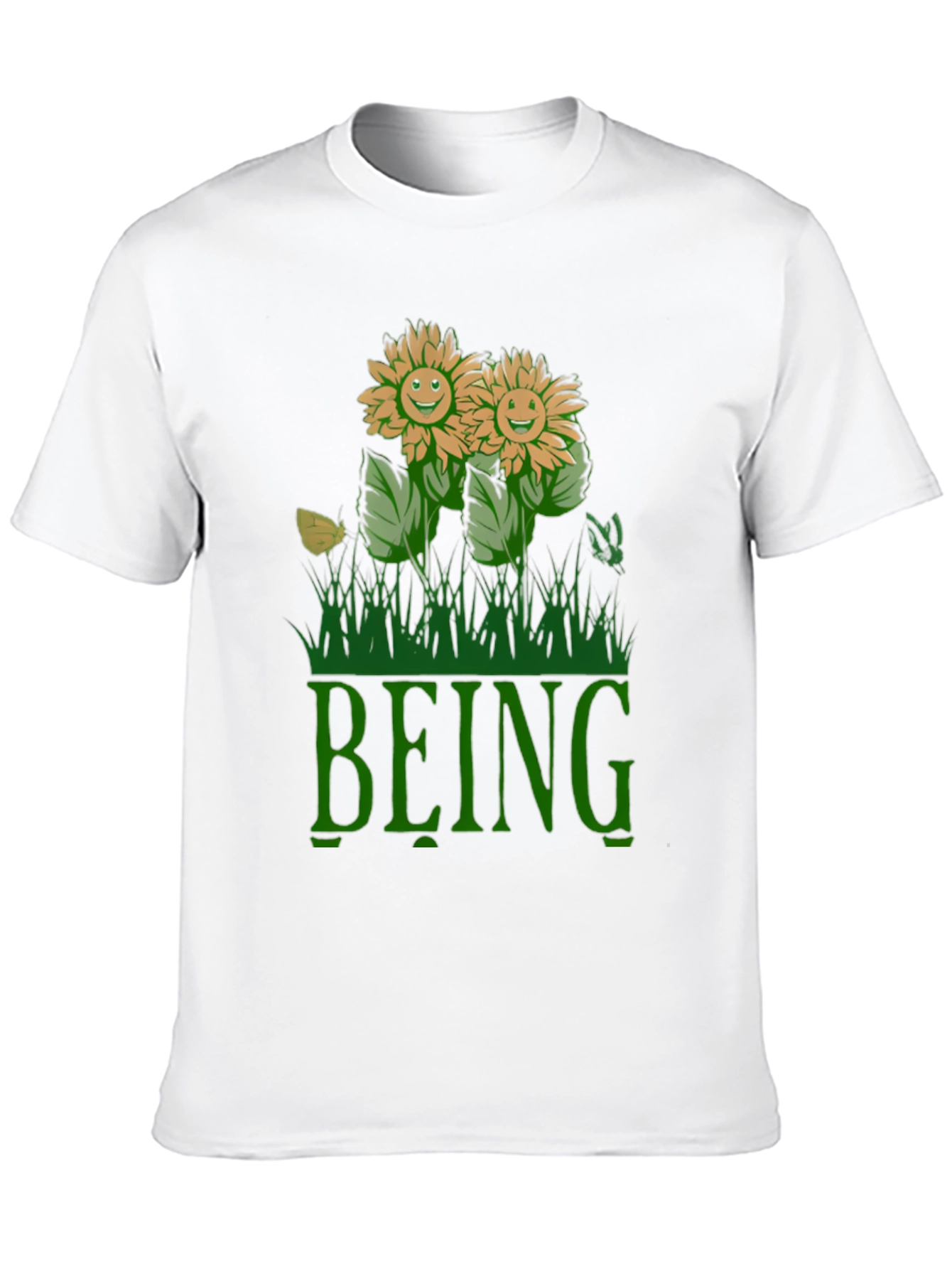 Being Sunflower Graphic T-Shirt - Black