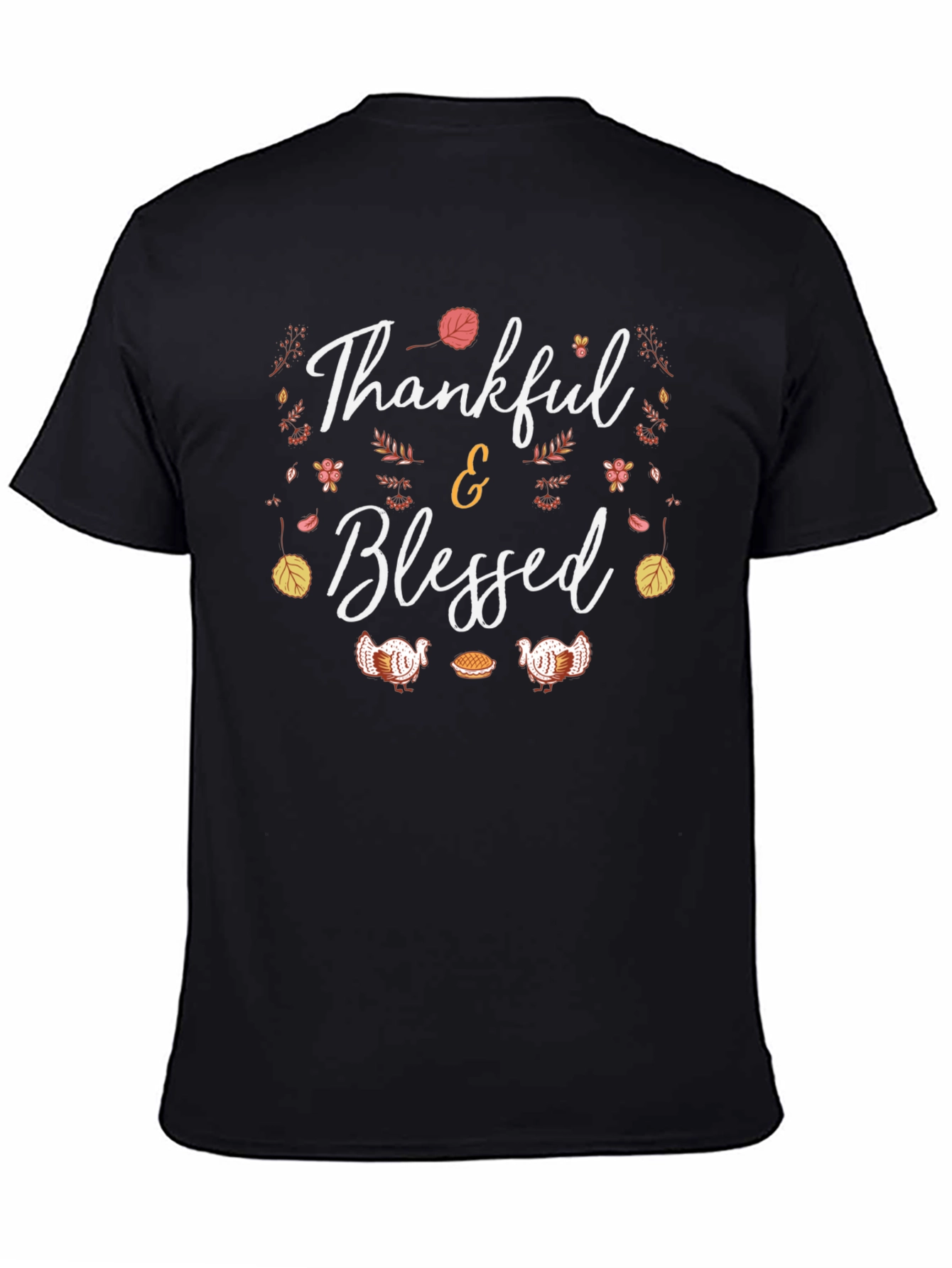 Thankful & Blessed Thanksgiving T-Shirt